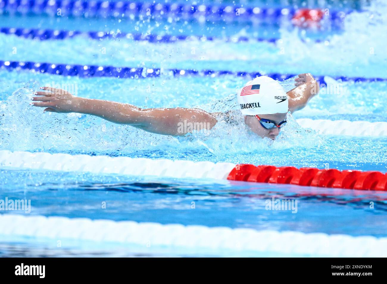 Alex Shackell ( USA ), Swimming, Women's 200m Butterfly - Heats during ...