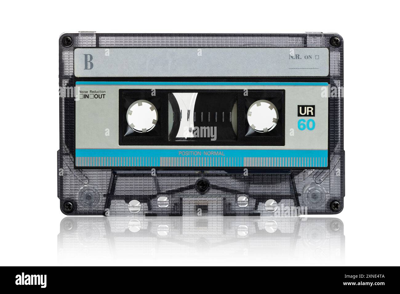 Vintage audio cassette tape isolated white background Stock Photo - Alamy
