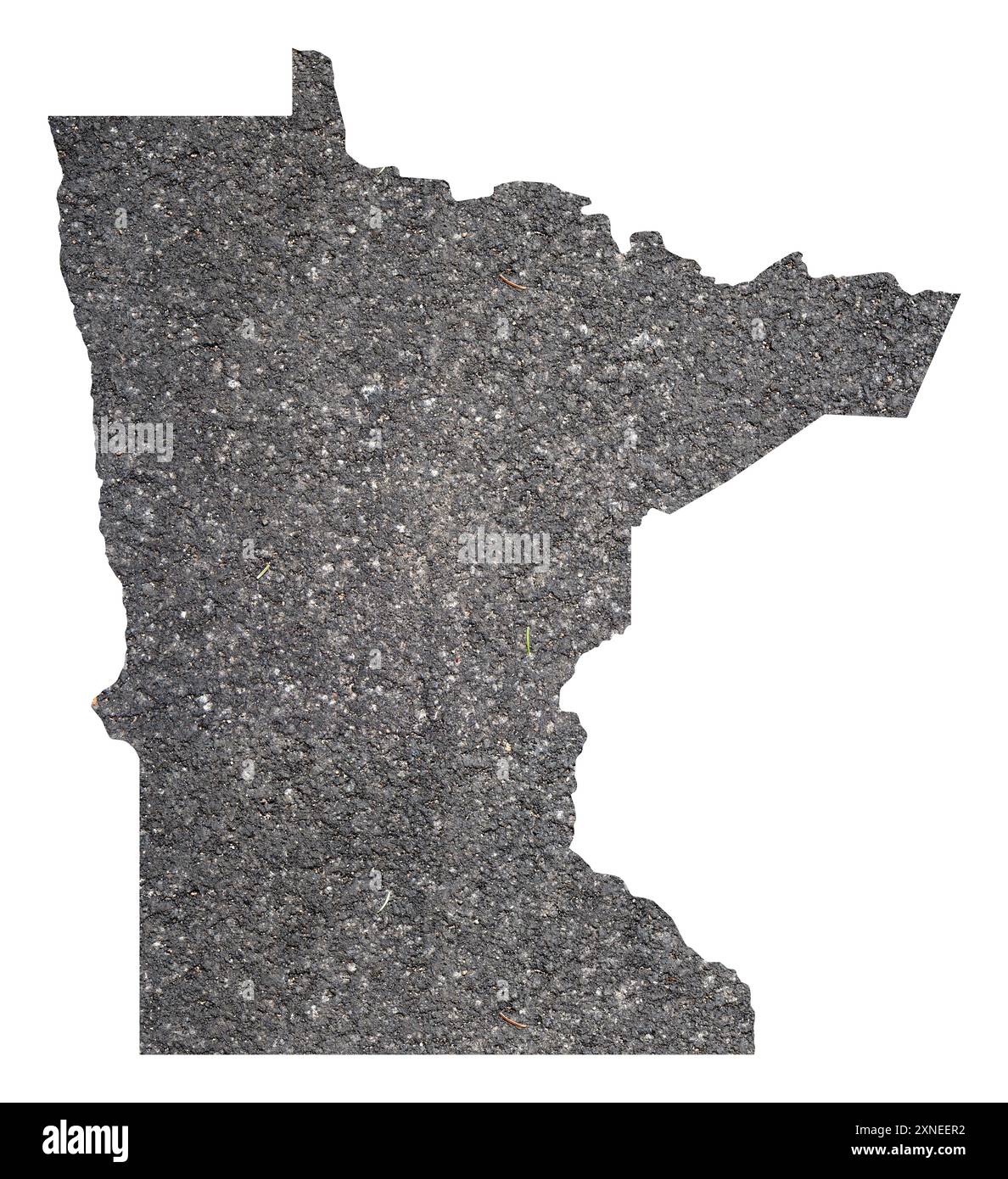 Symbol Map of the State Minnesota - Symbol Map Of The State Minnesota United States Of America Showing The Outline Of The State As An Asphalt Surface 2XNEER2