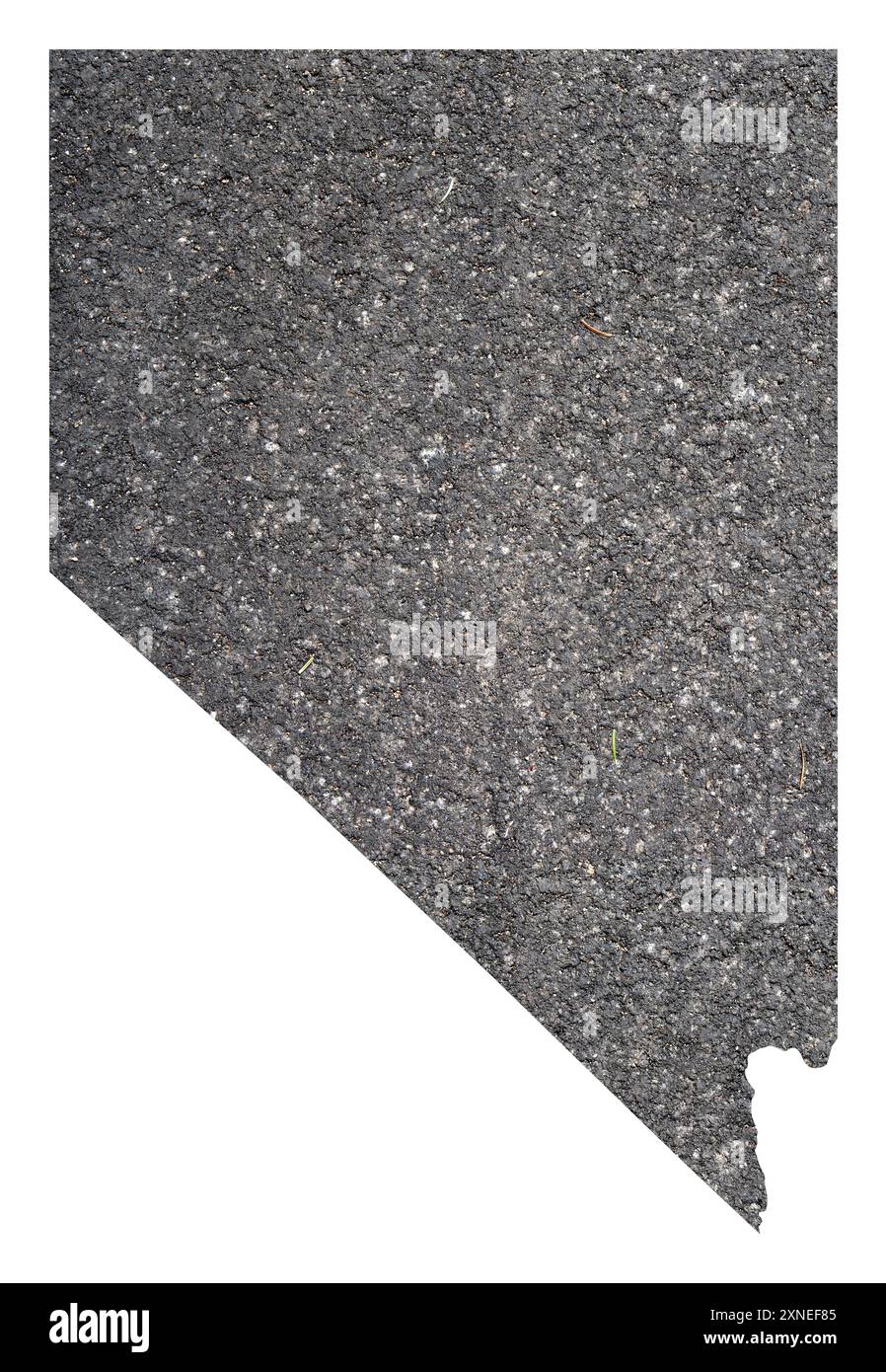 Symbol Map of the State Nevada - Symbol Map Of The State Nevada United States Of America Showing The Outline Of The State As An Asphalt Surface 2XNEF85