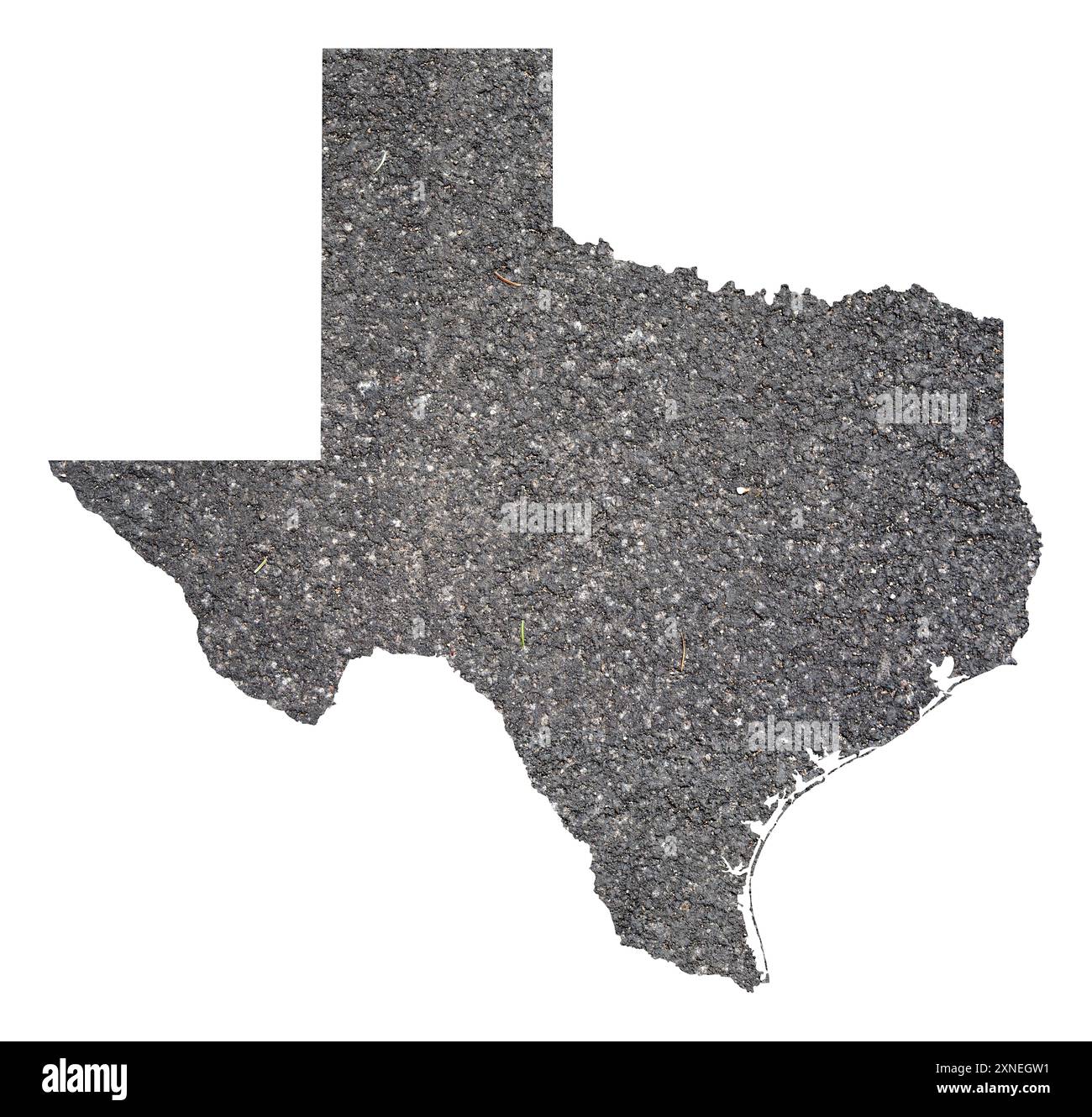 Symbol Map of the State Texas United - Symbol Map Of The State Texas United States Of America Showing The Outline Of The State As An Asphalt Surface 2XNEGW1