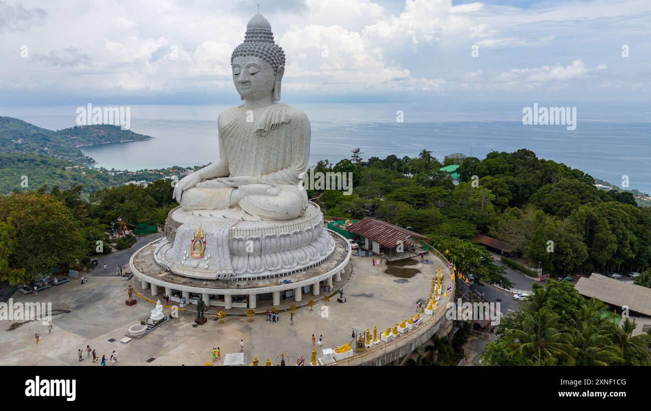 Big buddha Temple Phuket Stock Photo - Alamy