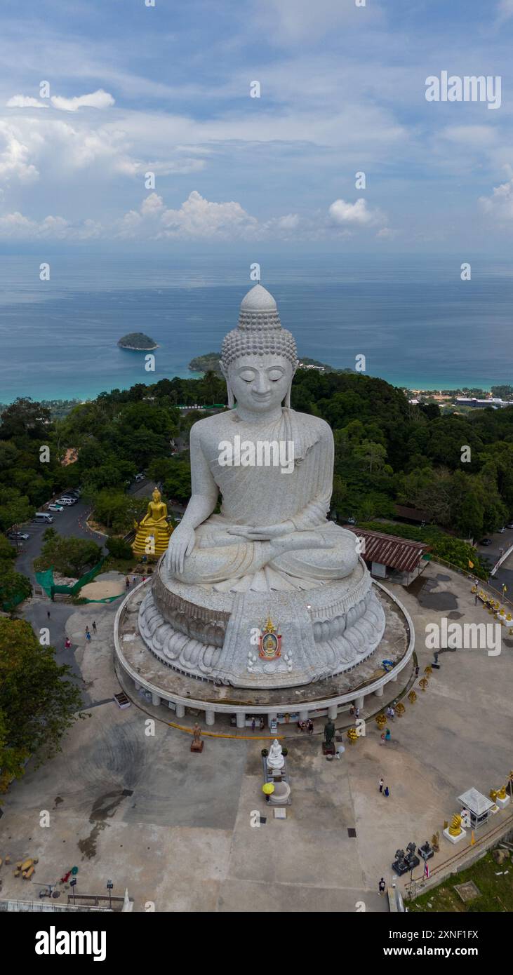 Big buddha Temple Phuket Stock Photo - Alamy