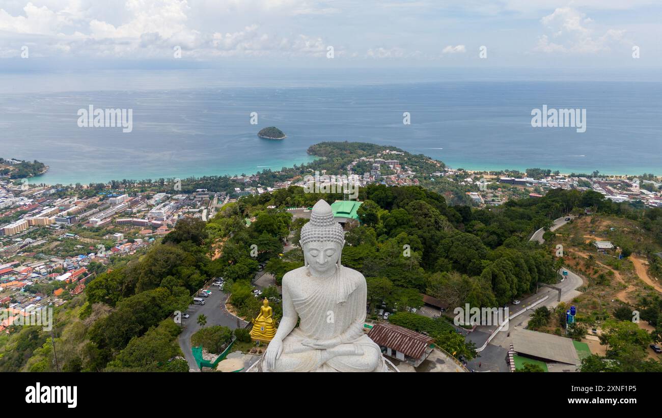 Big buddha Temple Phuket Stock Photo - Alamy