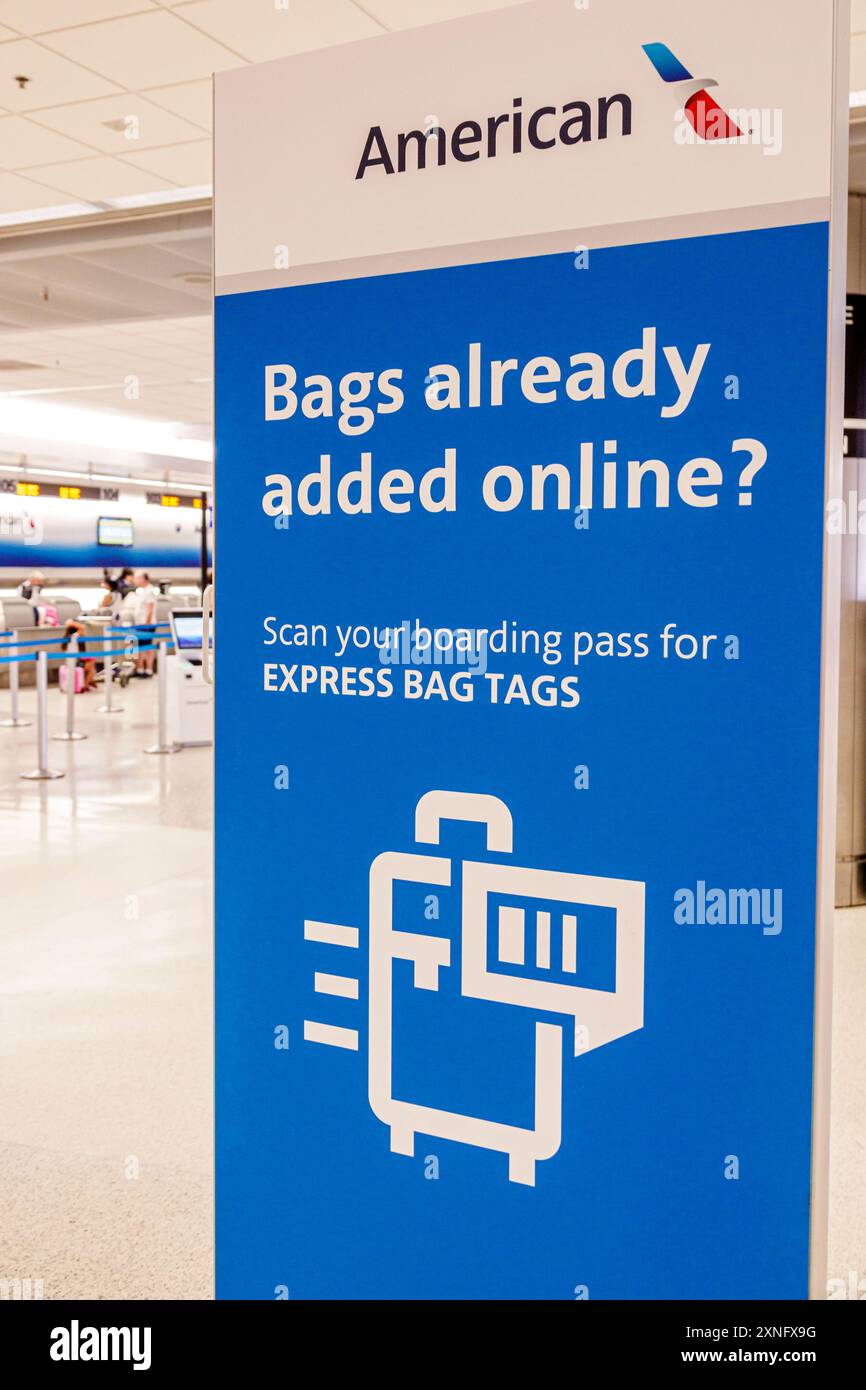 American Airlines Luggage participant Tag Limited