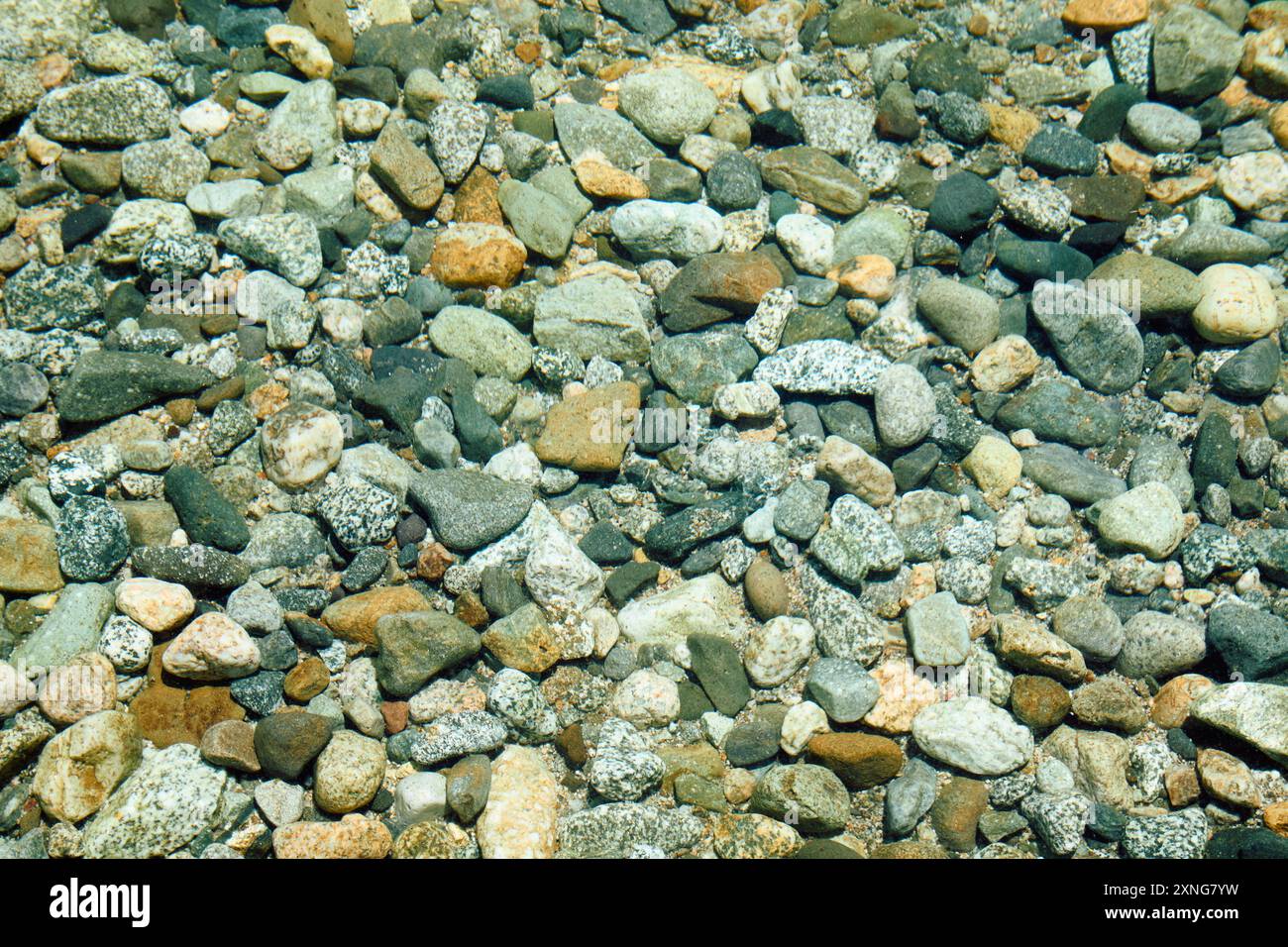 Background with large and small granite stones. Different colors Stock ...