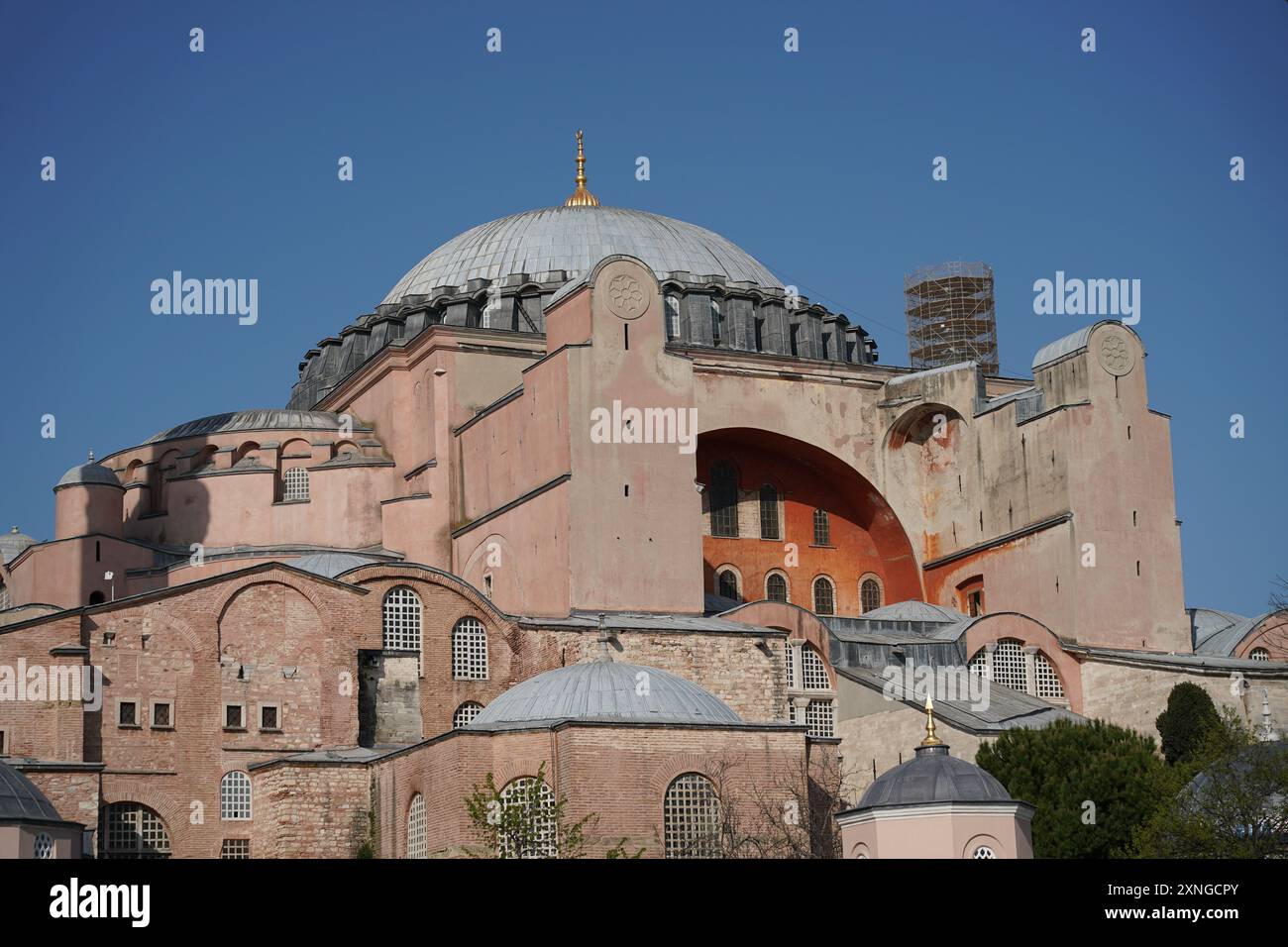 Hagia Sophia Mosque in Sultanahmet, Istanbul City, Turkiye Stock Photo ...
