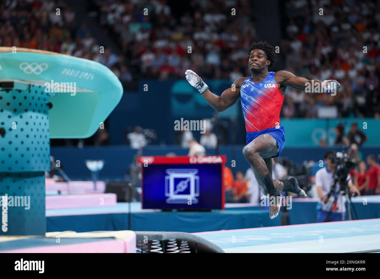 Paris, Ile de France, France. 31st July, 2024. Frederick Richard (USA(01)