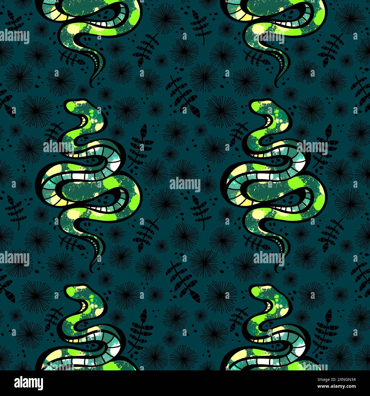 Wrapping Snake Design Summer cartoon animals seamless snake pattern for wrapping paper and ...