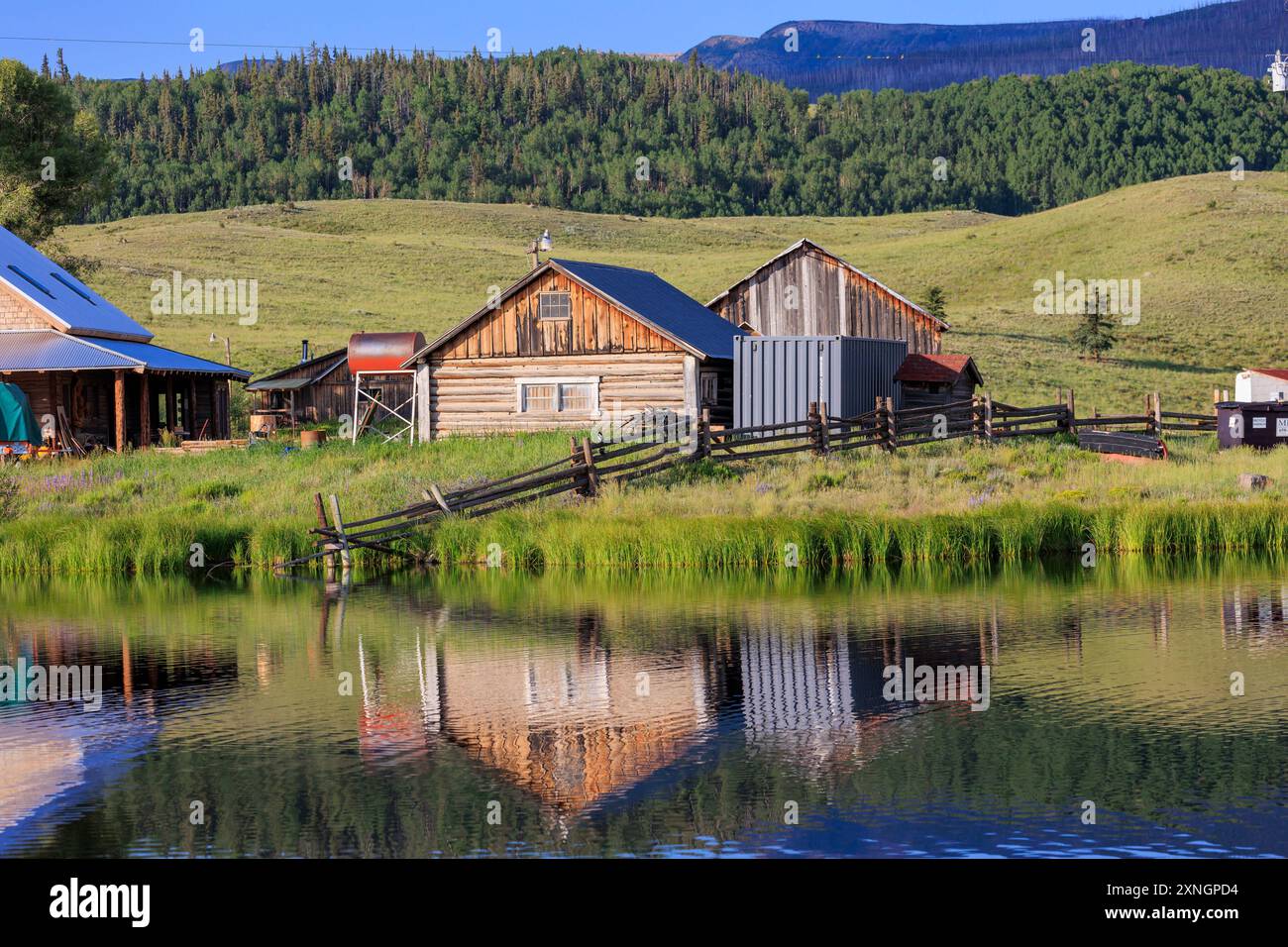 Back Country Ranch near Creede, CO Stock Photo - Alamy