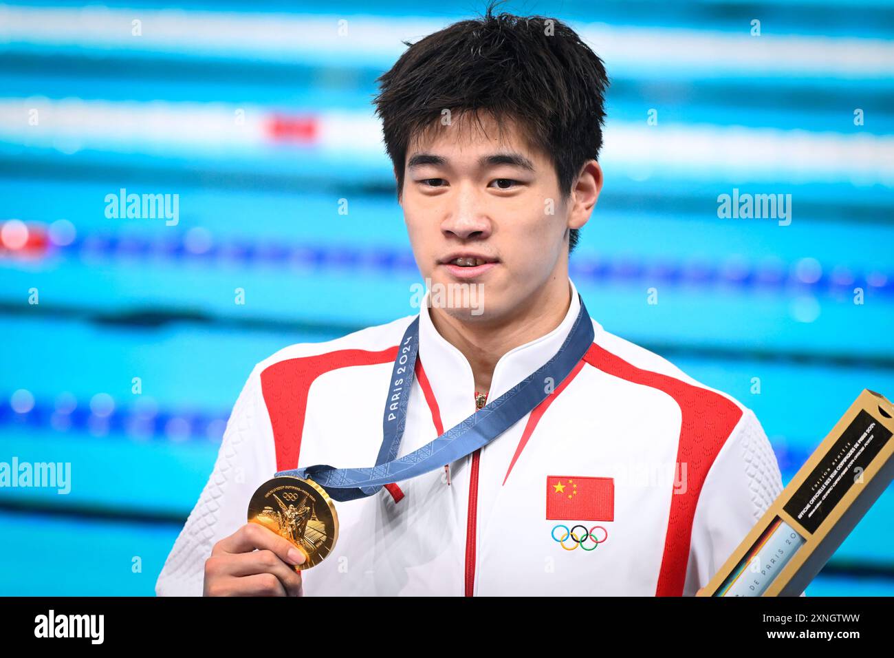 Pan Zhanle ( CHN ) Gold medal, Swimming, Men's 100m Freestyle Final