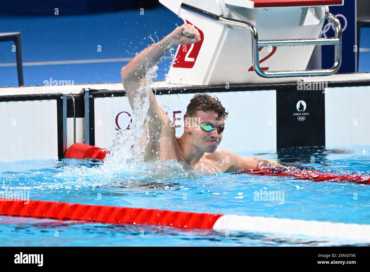 Leon Marchand ( FRA ) Gold medal, Swimming, Men's 200m Breaststroke