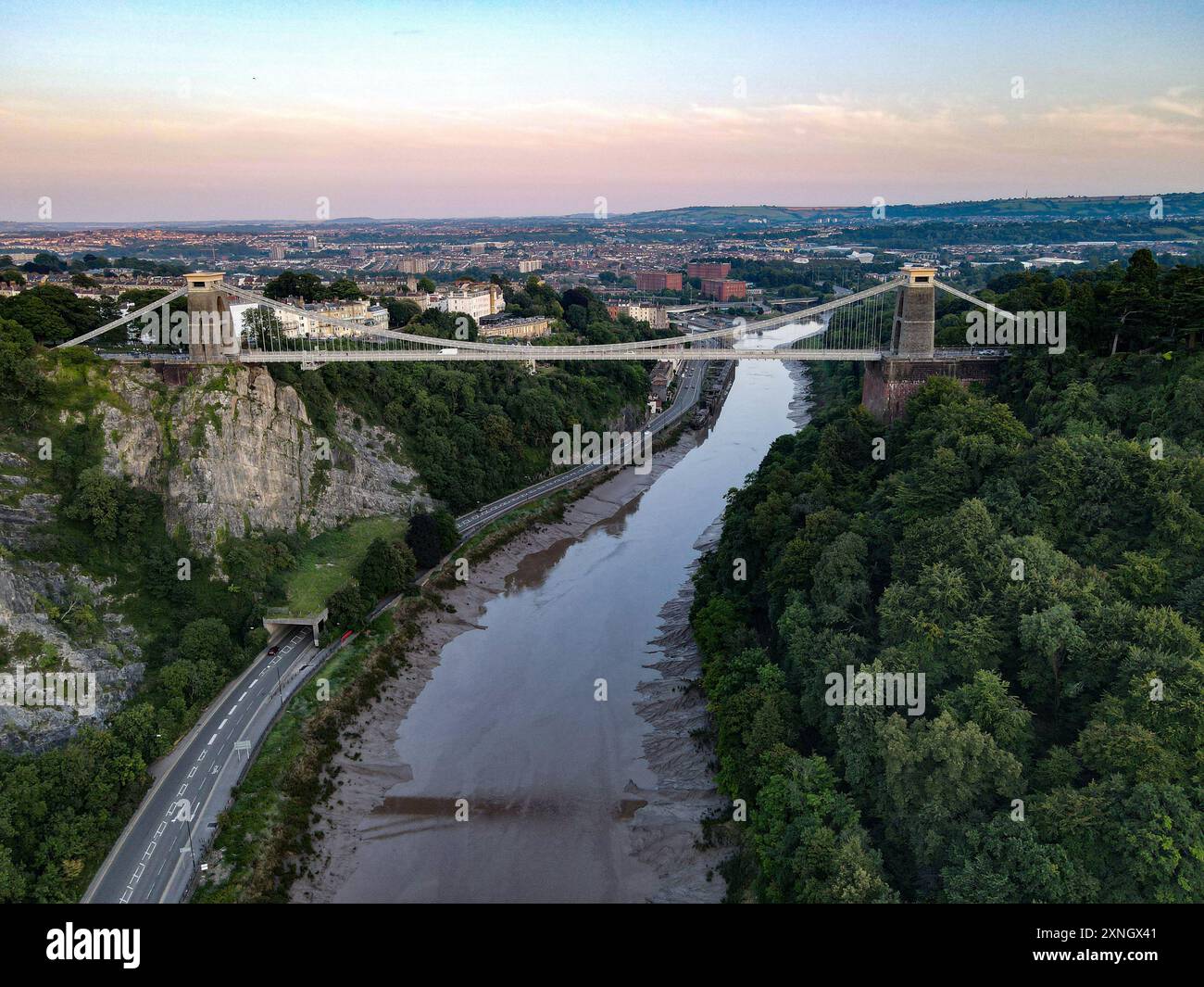 Early suspension bridge hi-res stock photography and images - Alamy