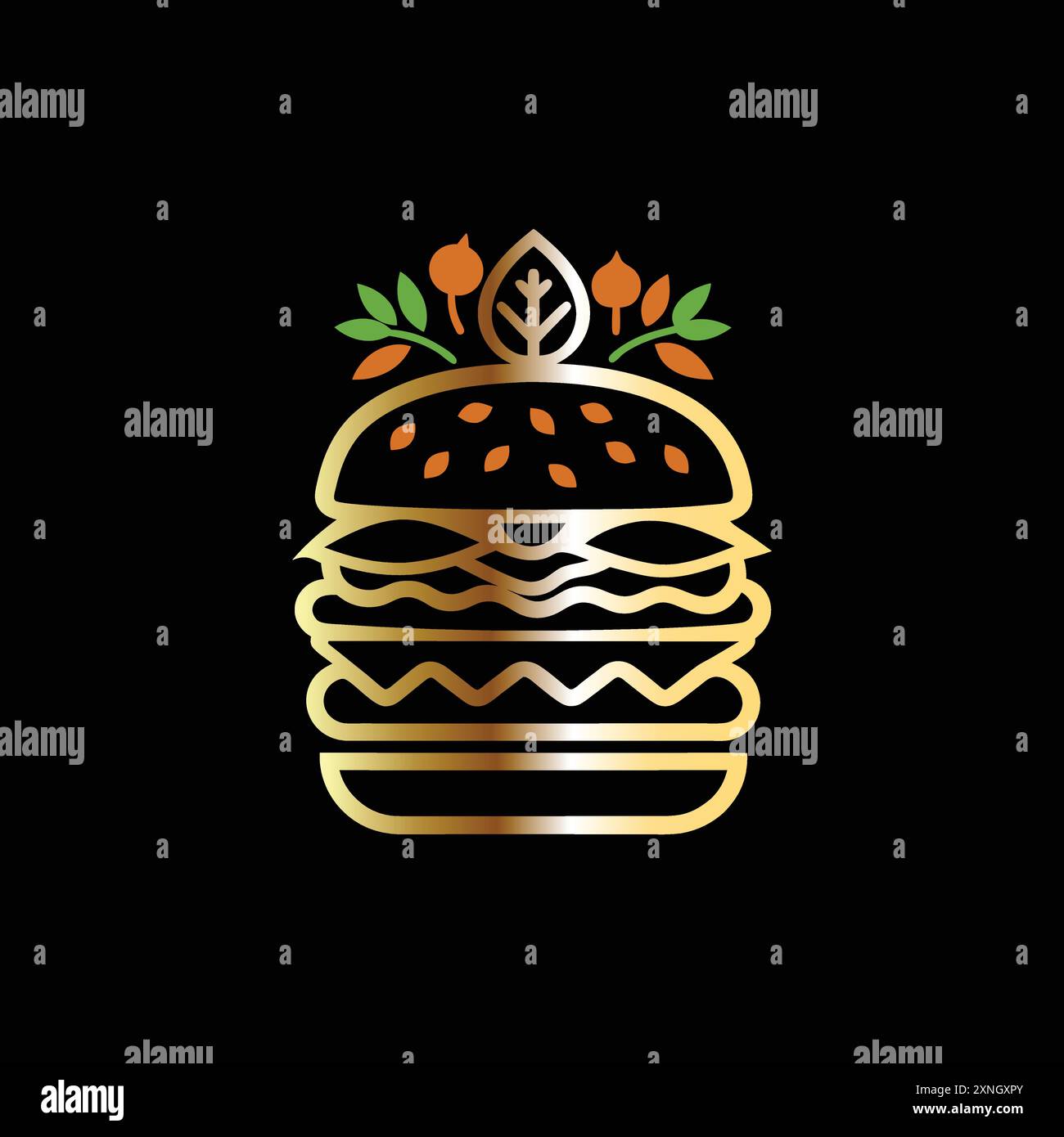 Fast food restaurant logo vector hi-res stock photography and images ...