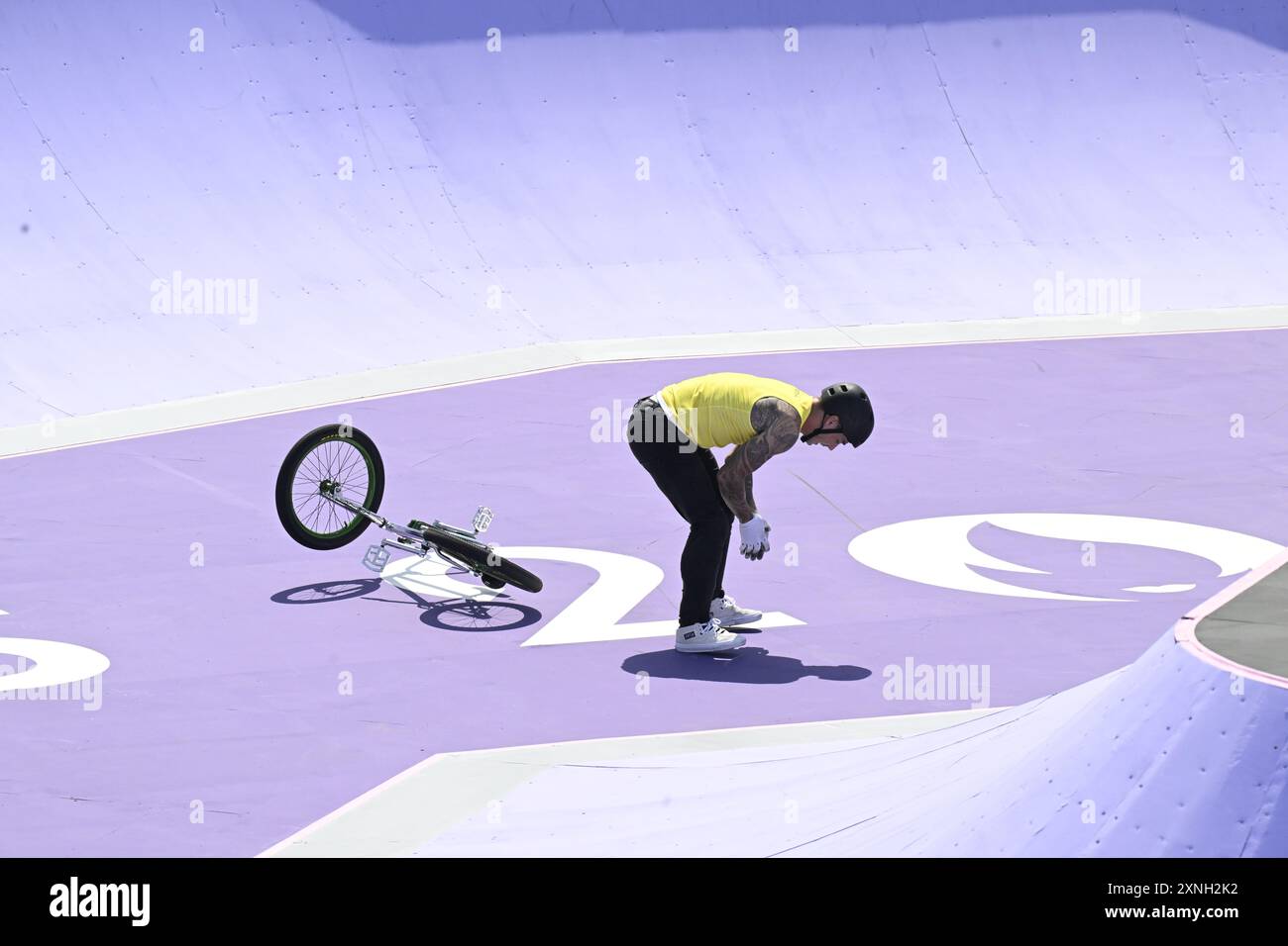 ParisFrance, July 31, 2024, Paris Olympic Games, BMXbike competition at the 2024 Olympics