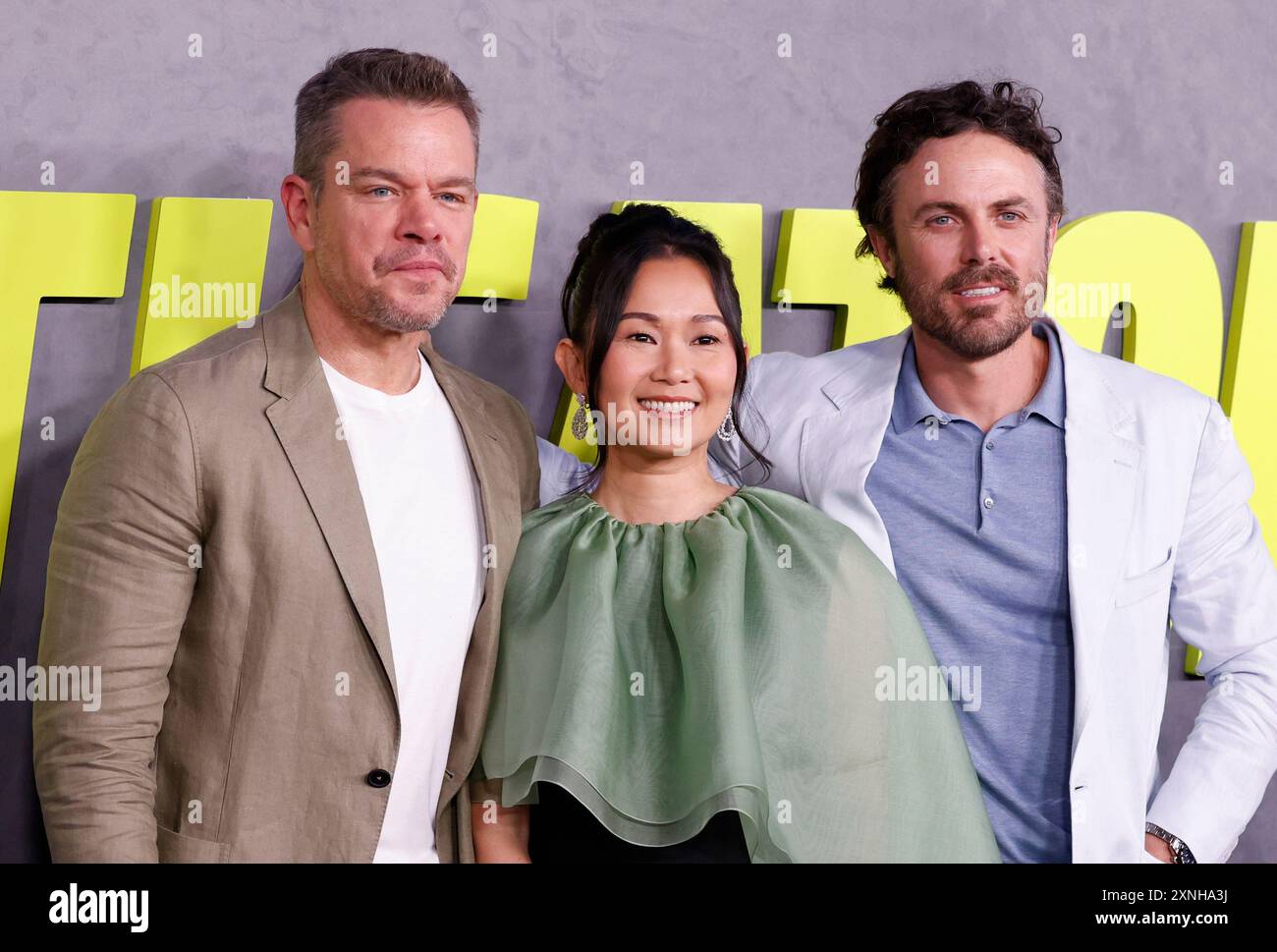 New York, United States. 31st July, 2024. Matt Damon, Hong Chau and(01)