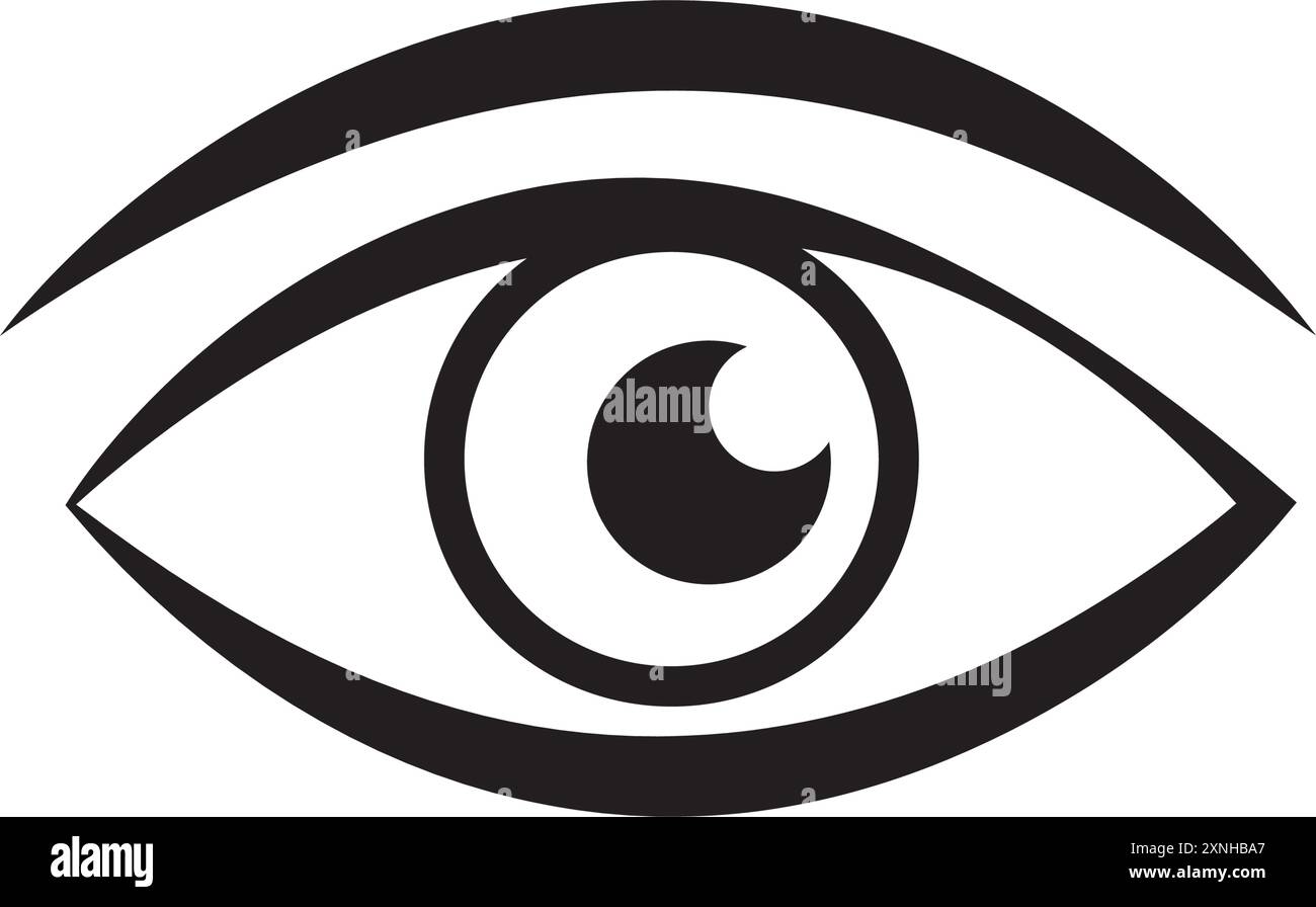 eye icon design vector illustration Stock Vector Image & Art - Alamy