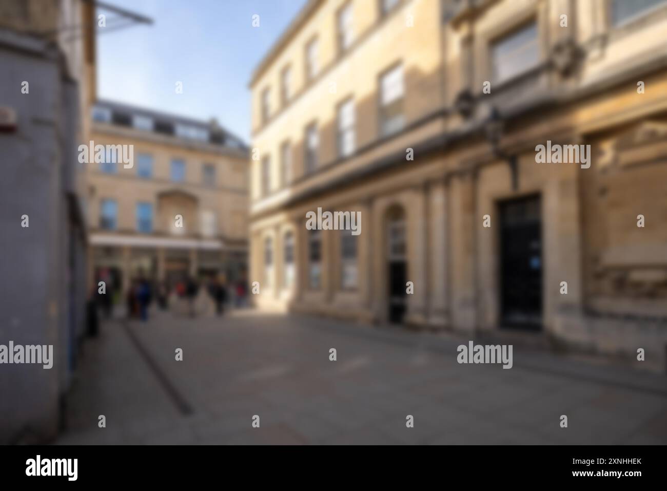 Blurry view city street shops hi-res stock photography and images - Alamy