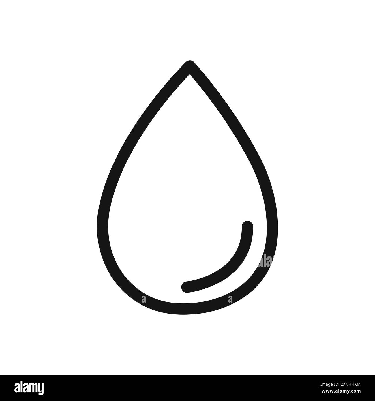 water drops icon linear vector graphics sign or symbol set for web app ui Stock Vector