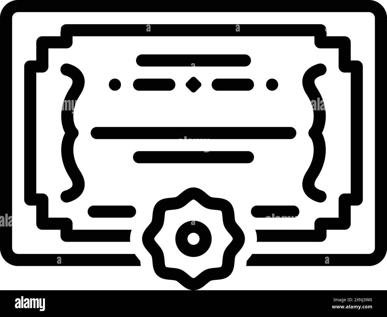 Certificates vector vectors Black and White Stock Photos & Images - Alamy