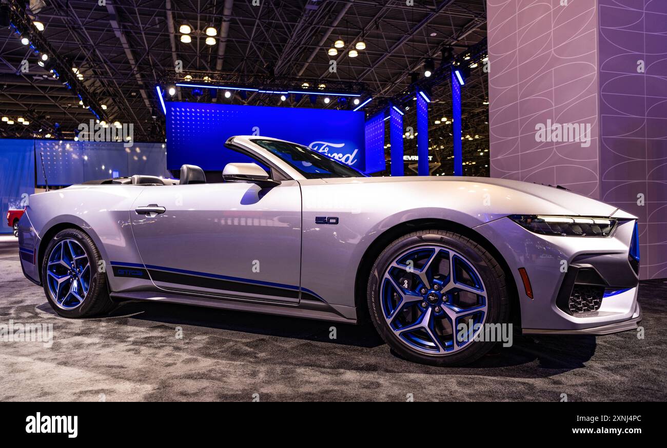 New York City, USA - March 27, 2024: Ford Mustang GT California Special ...