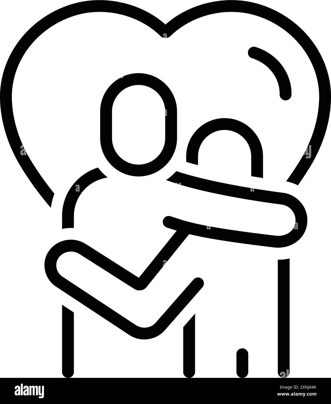 Intimacy cuddle Stock Vector Images - Alamy