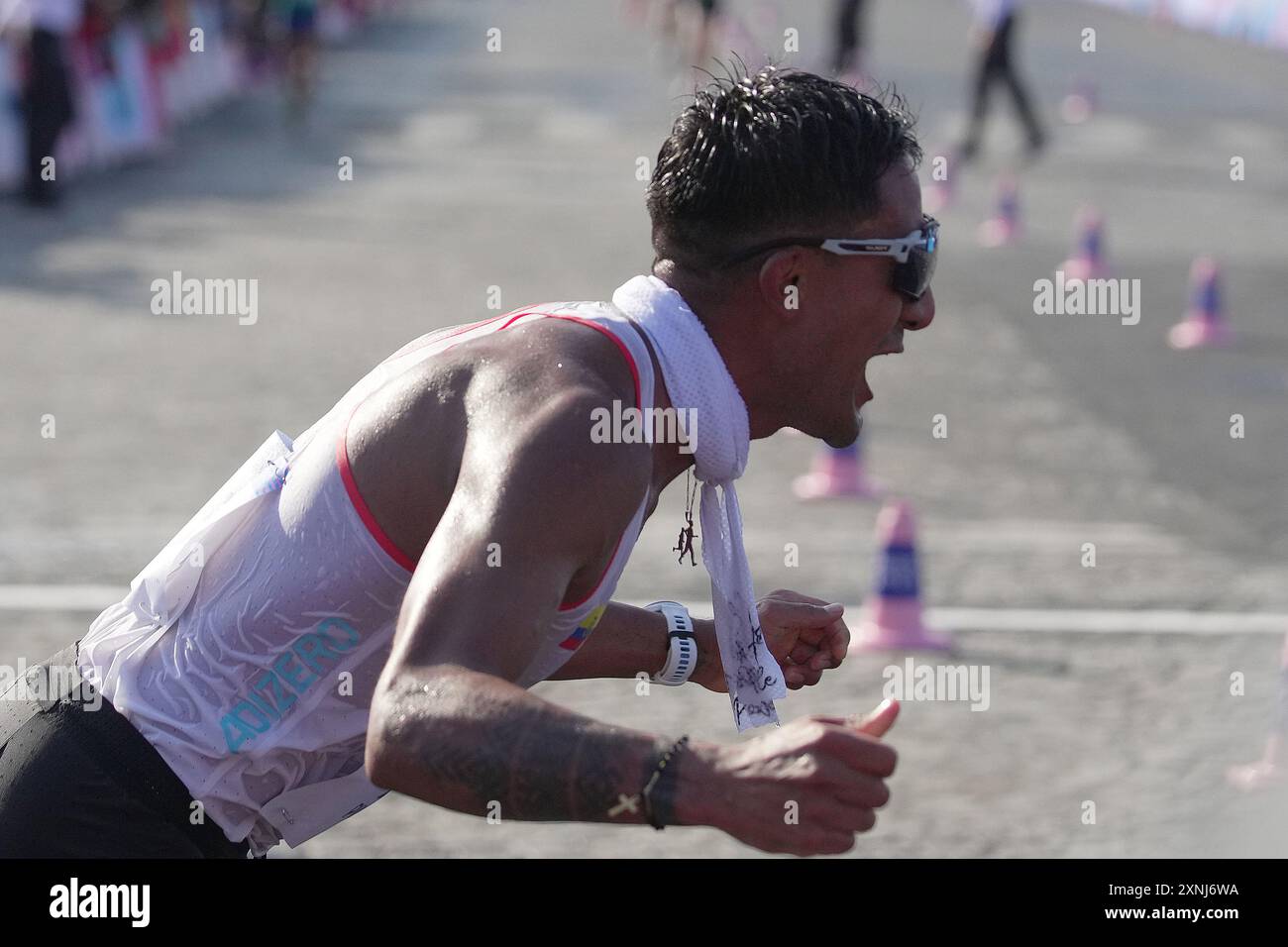 Parigi, France. 01st Aug, 2024. Brian Daniel Pintado ( gold medal ...
