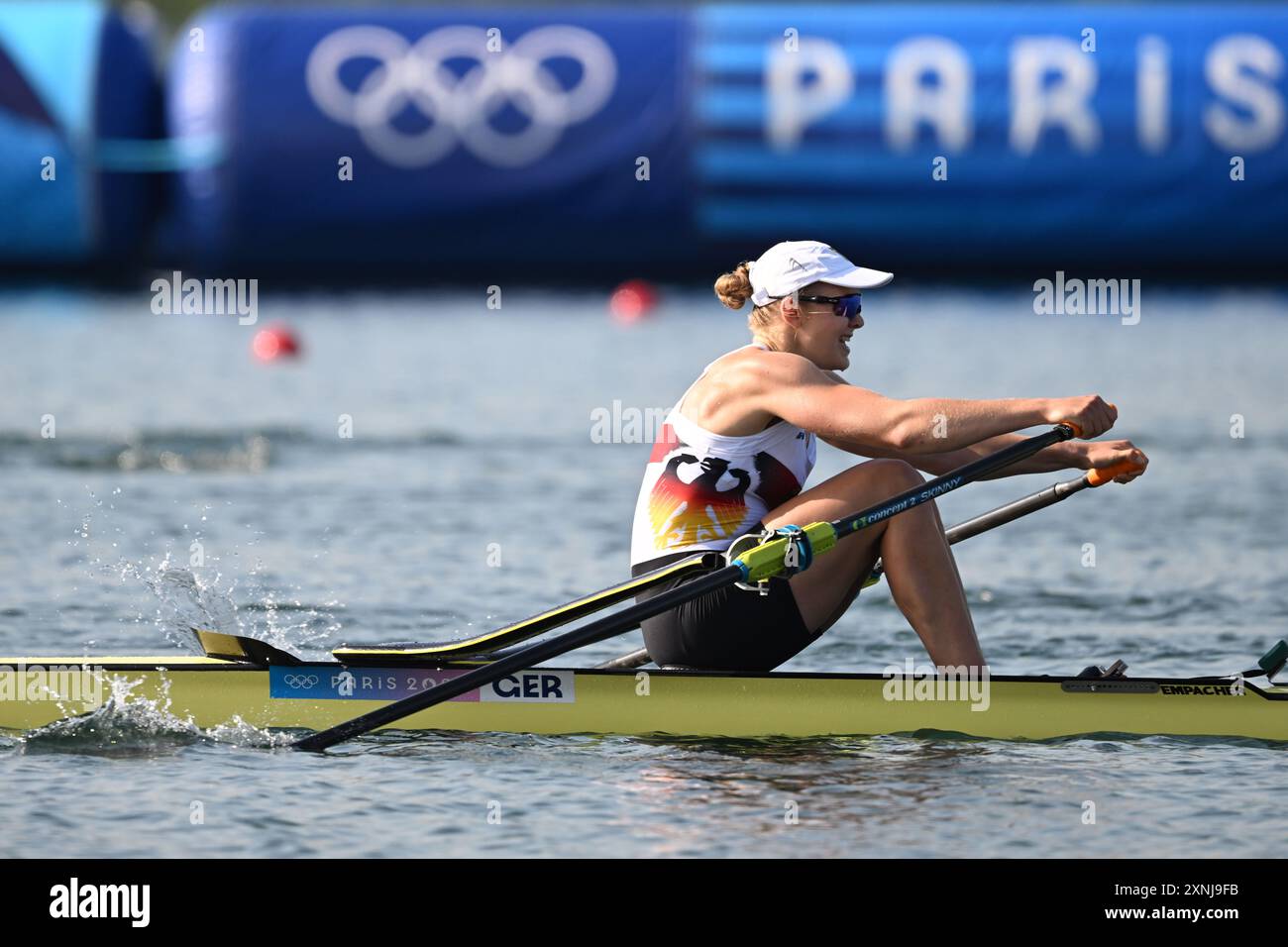 Vaires Sur Marne, France. 01st Aug, 2024. Paris 2024, Olympics, Rowing ...