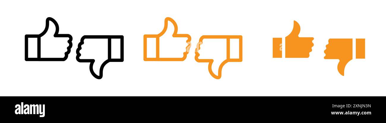 Criticism icon (2) web design logo set collection in vector Stock Vector