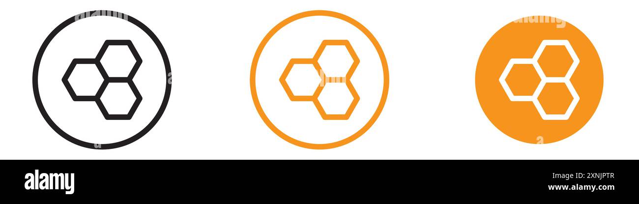 propolis icon web design logo set collection in vector Stock Vector