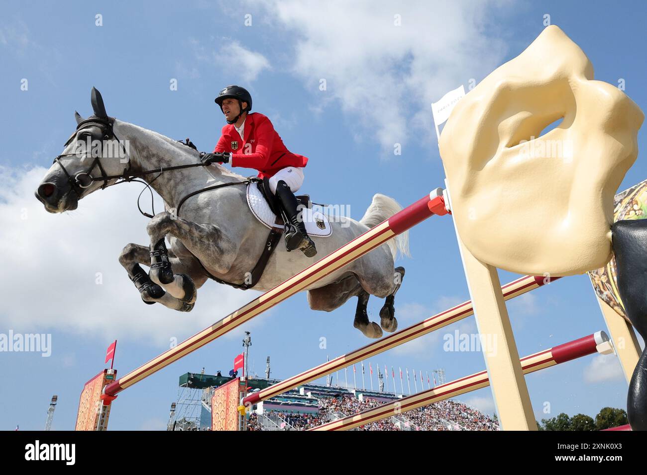 Versailles, France. 01st Aug, 2024. Olympia, Paris 2024, equestrian ...