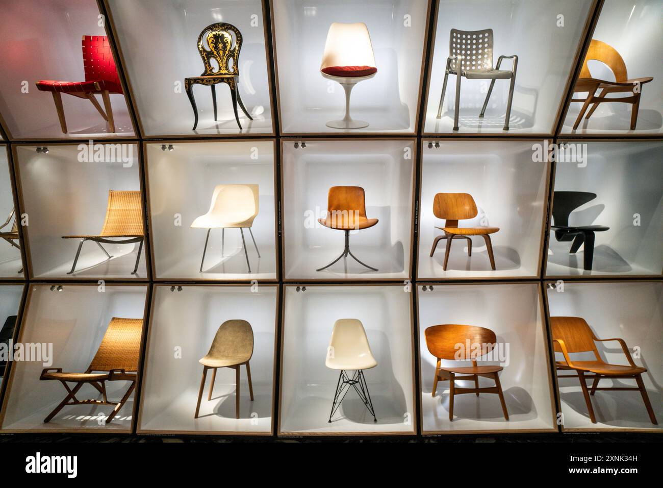 Danish design museum chairs hi-res stock photography and images