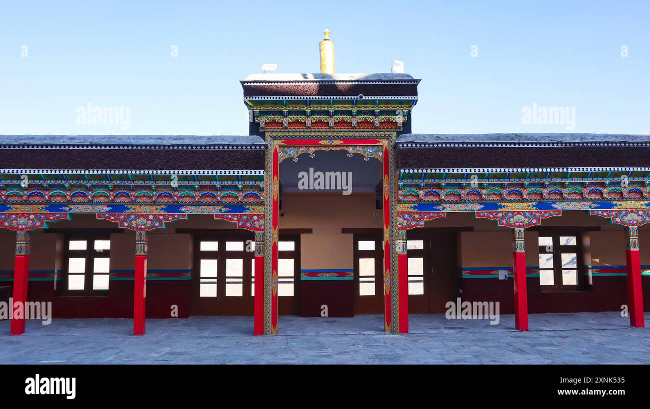 Inside view of Matho Gompa or Matho Monastery, Leh, Ladakh, India Stock ...