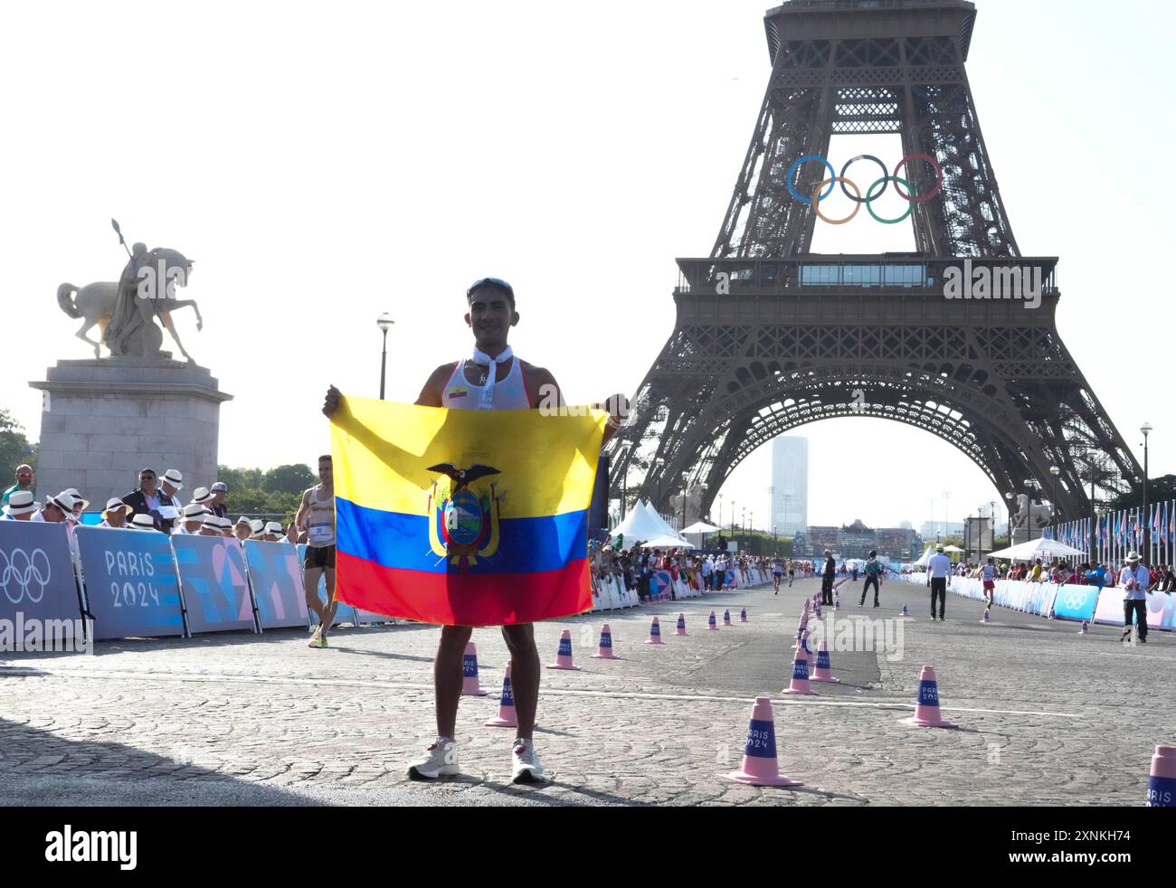 Paris, France. 1st Aug, 2024. Brian Daniel Pintado of Ecuador ...