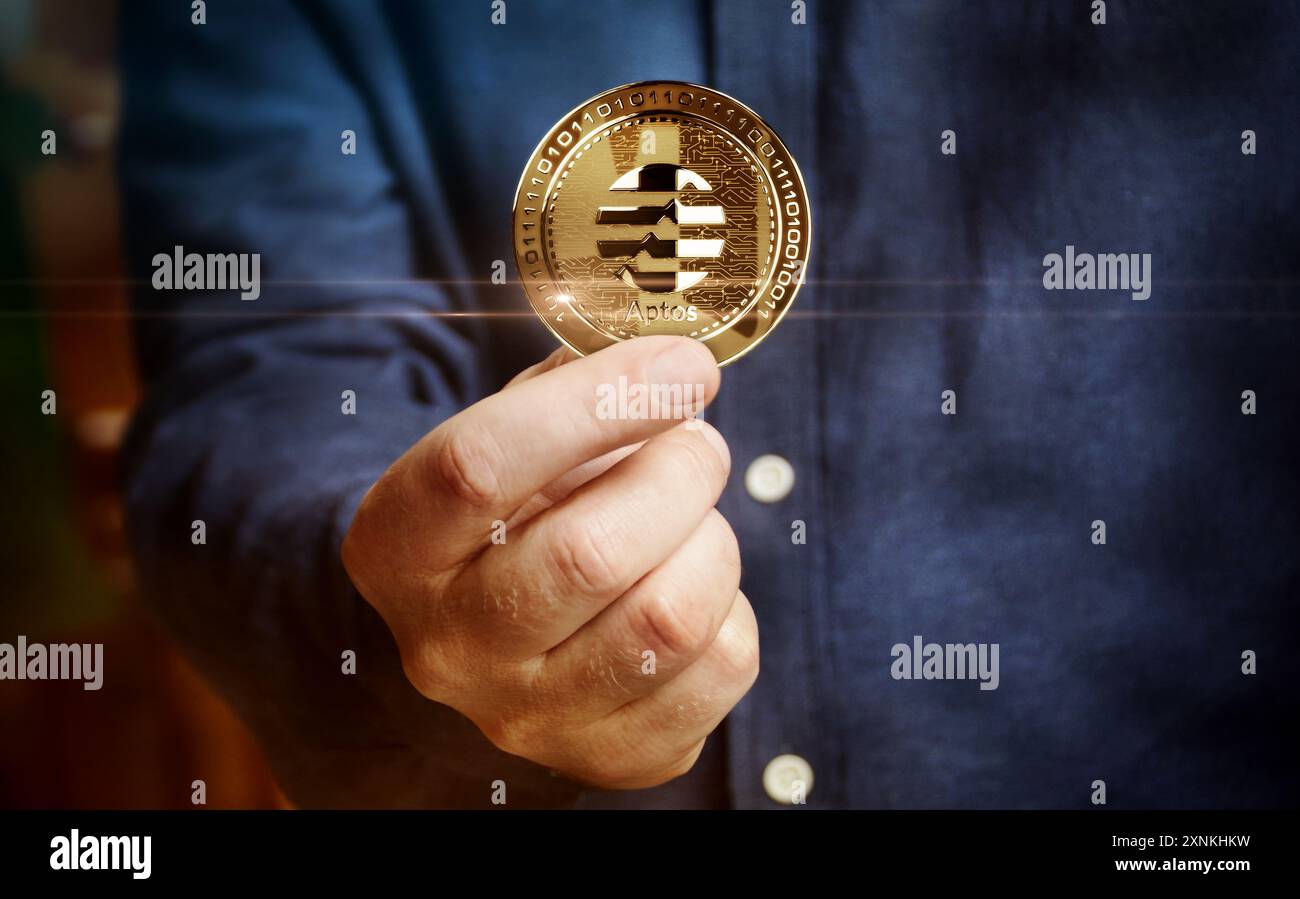 Aptos cryptocurrency hi-res stock photography and images - Alamy