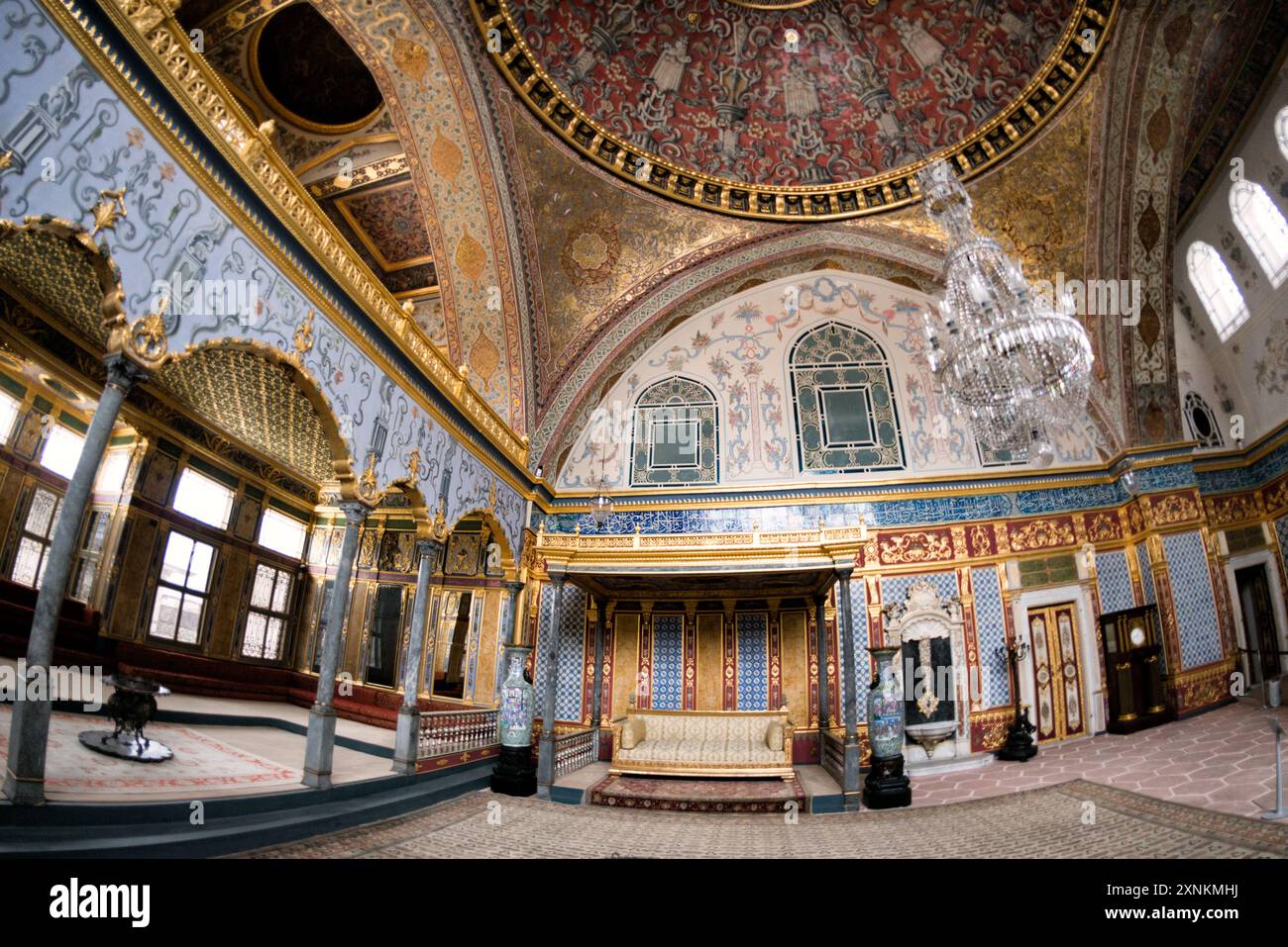 Topkapi Palace Harem Imperial Throne Room Istanbul // ISTANBUL, Turkey ...