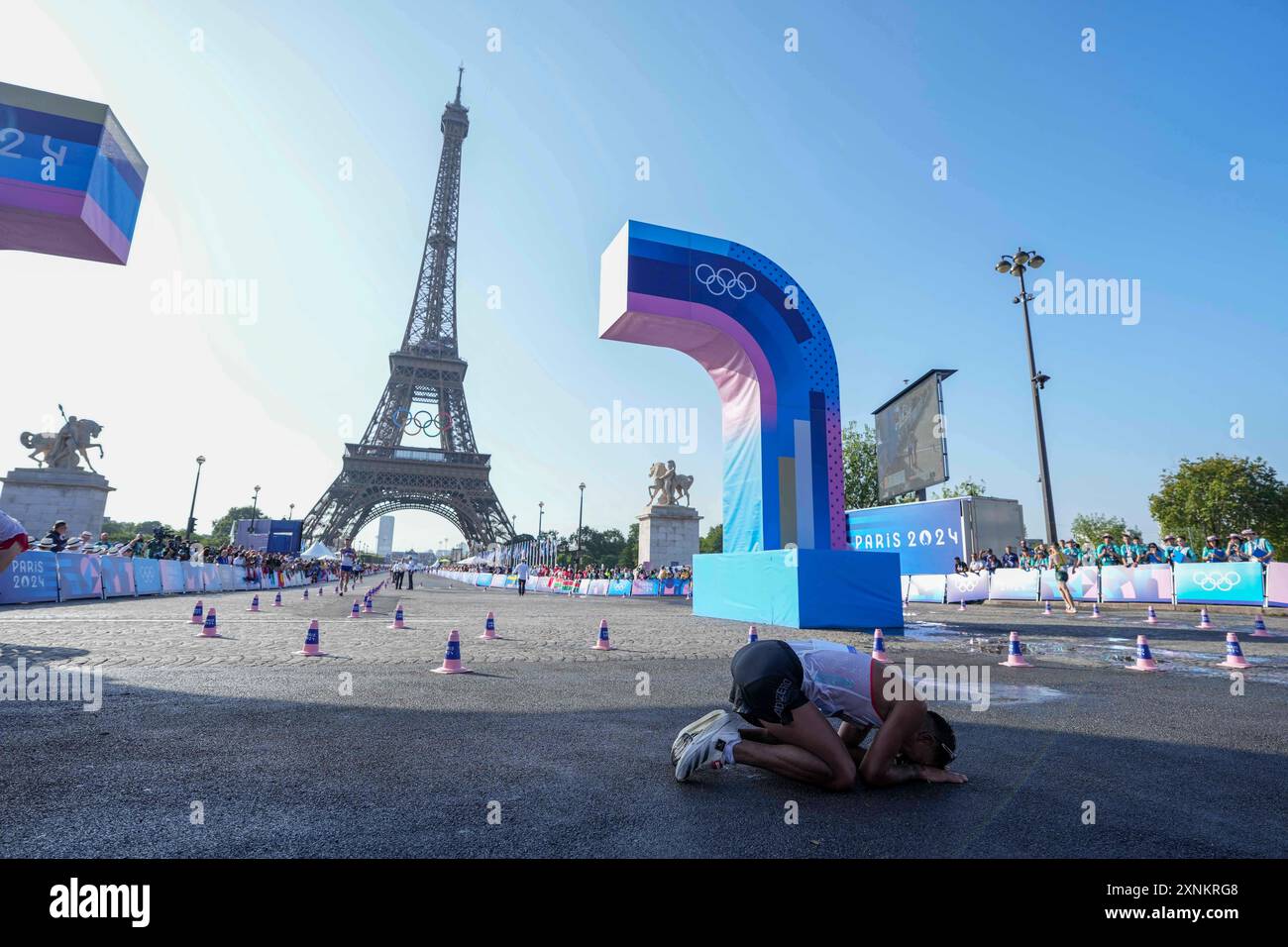 Paris, France. 1st Aug, 2024. Brian Daniel Pintado of Ecuador ...