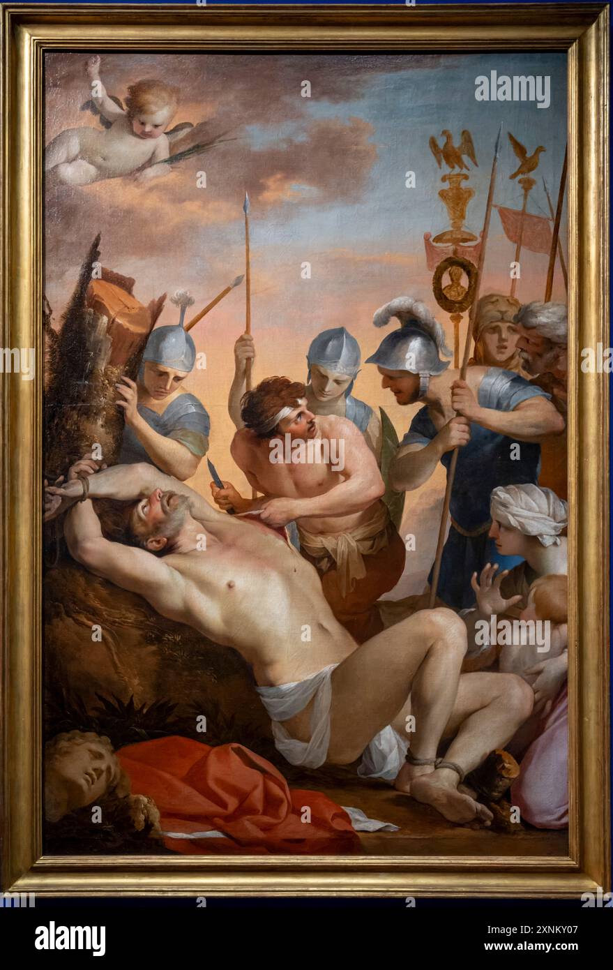 Martyrdom of saint bartholomew by lubin baugin hi-res stock photography ...