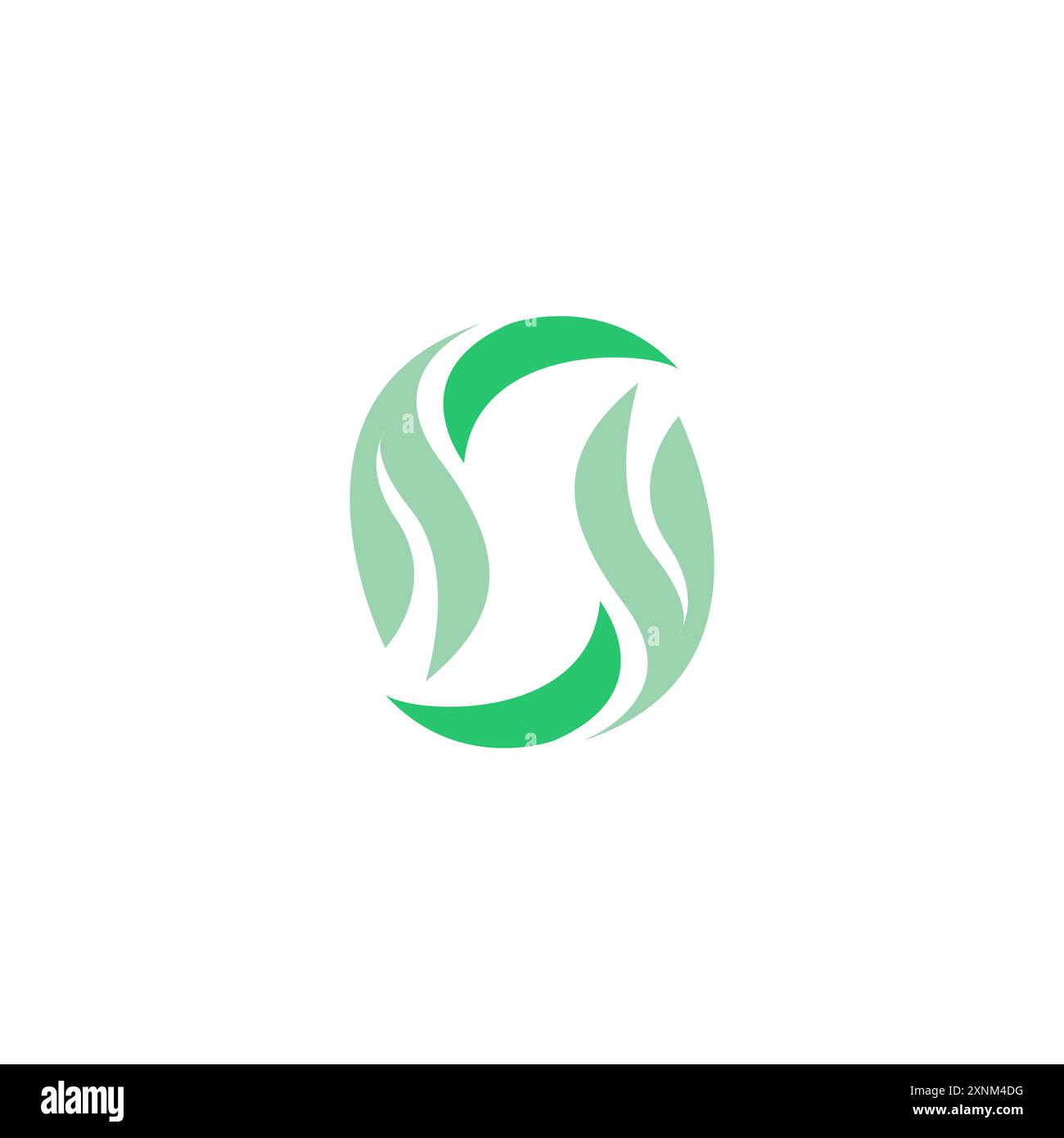 Letter S Leaf Logo Vector. Nature Icon Stock Vector Image & Art - Alamy