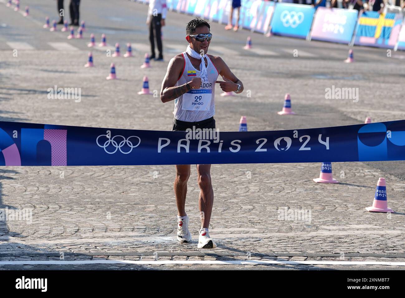 Paris, France. 1st Aug, 2024. Brian Daniel Pintado of Ecuador arrives ...