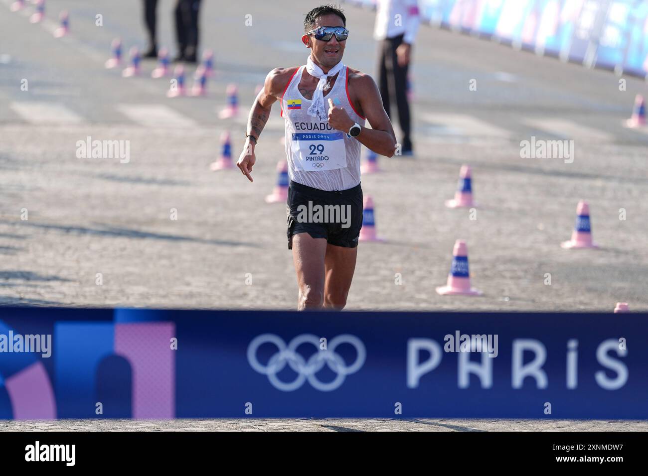 Paris, France. 1st Aug, 2024. Brian Daniel Pintado of Ecuador arrives ...