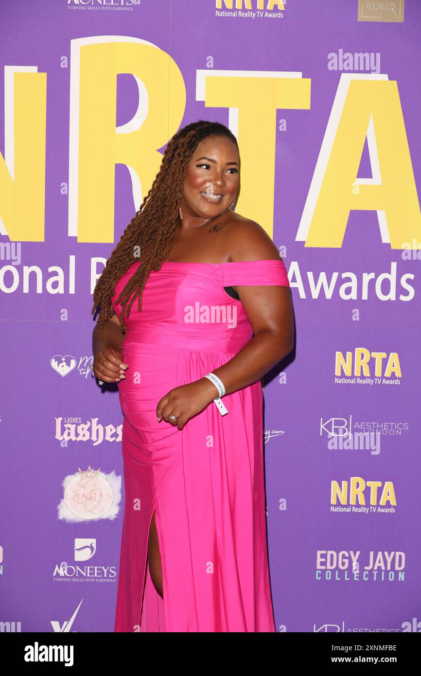 Bianca White attends National Reality TV Awards at Porchester Hall in London Stock Photo - Alamy