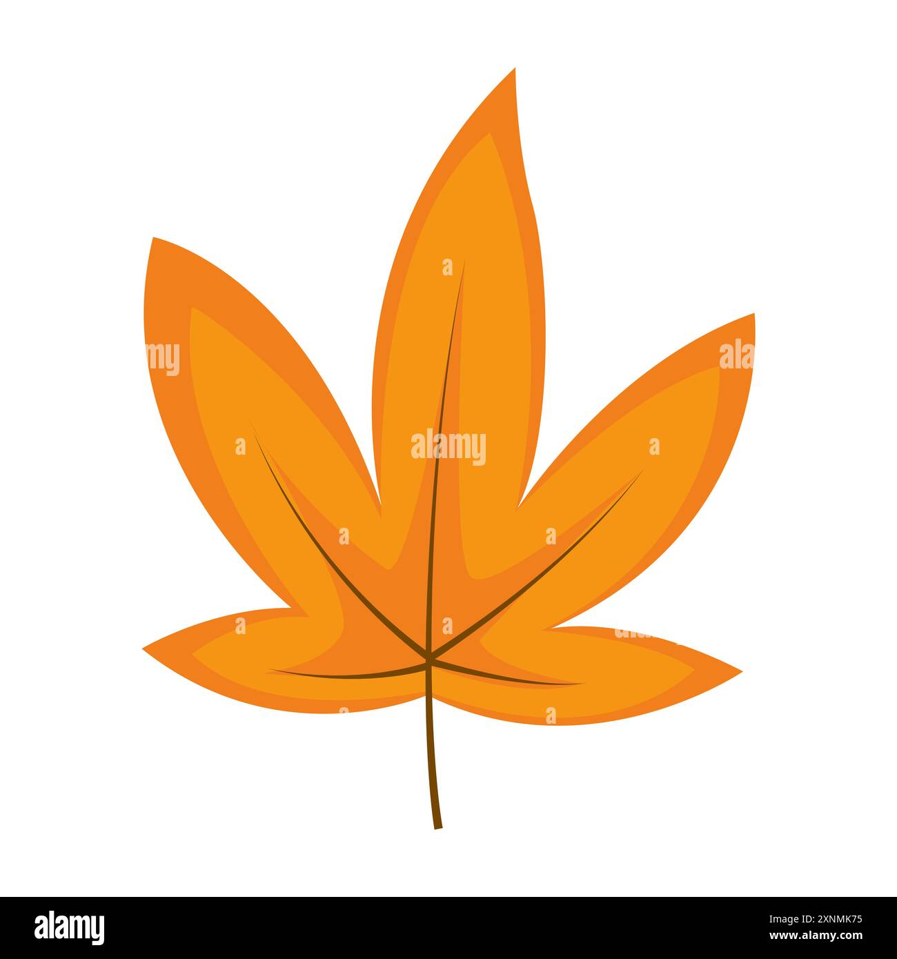 autumn leaf isolated on white background Stock Vector Image & Art - Alamy