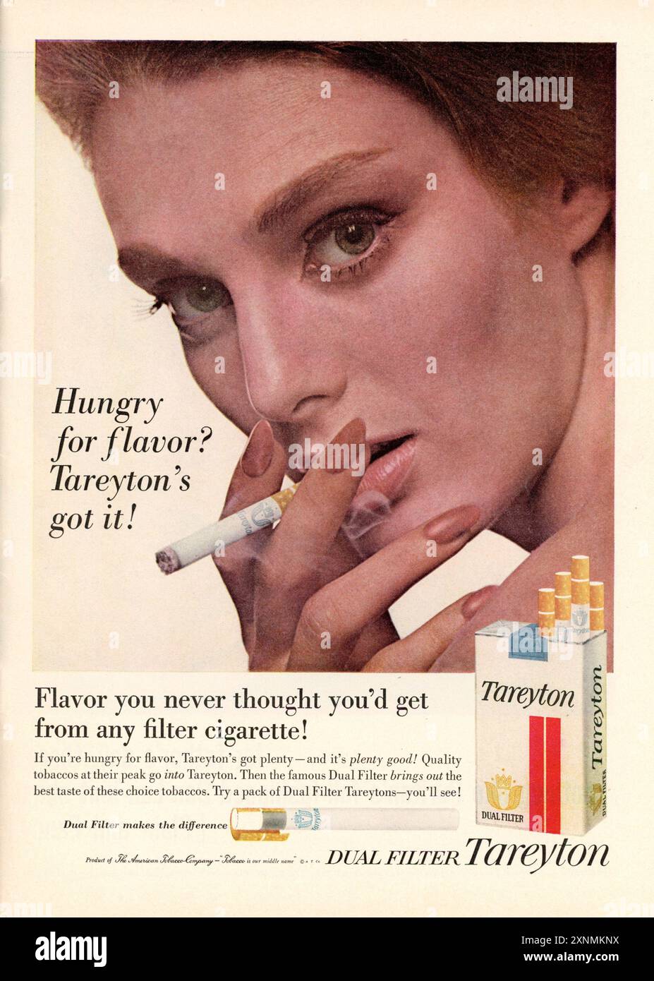 cigarette playboy Woman smoking cigarette retro hi-res stock photography and images