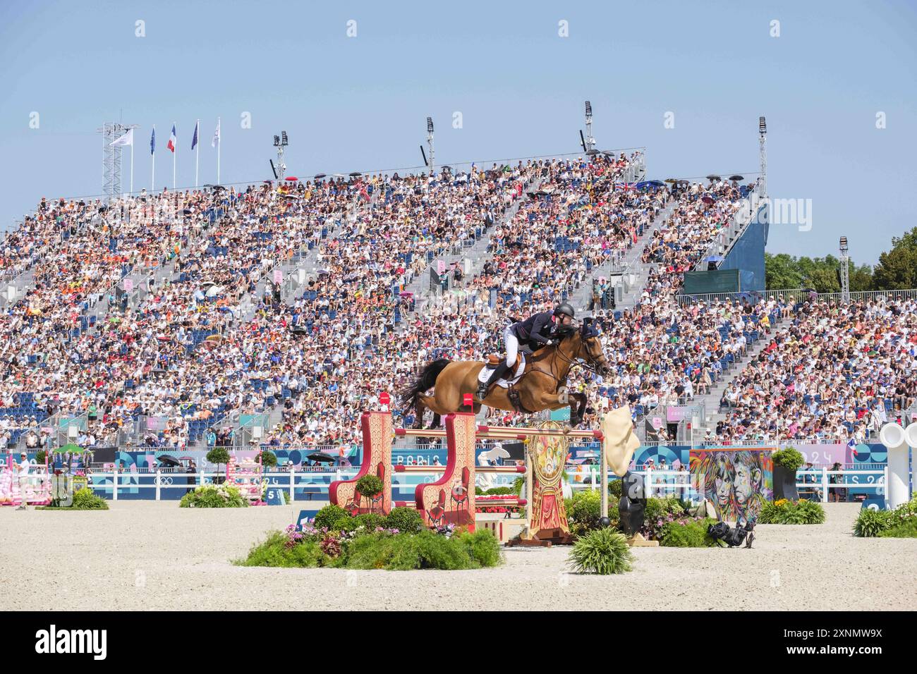 Harry CHARLES riding ROMEO 88, Equestrian, Jumping Team Qualifier ...