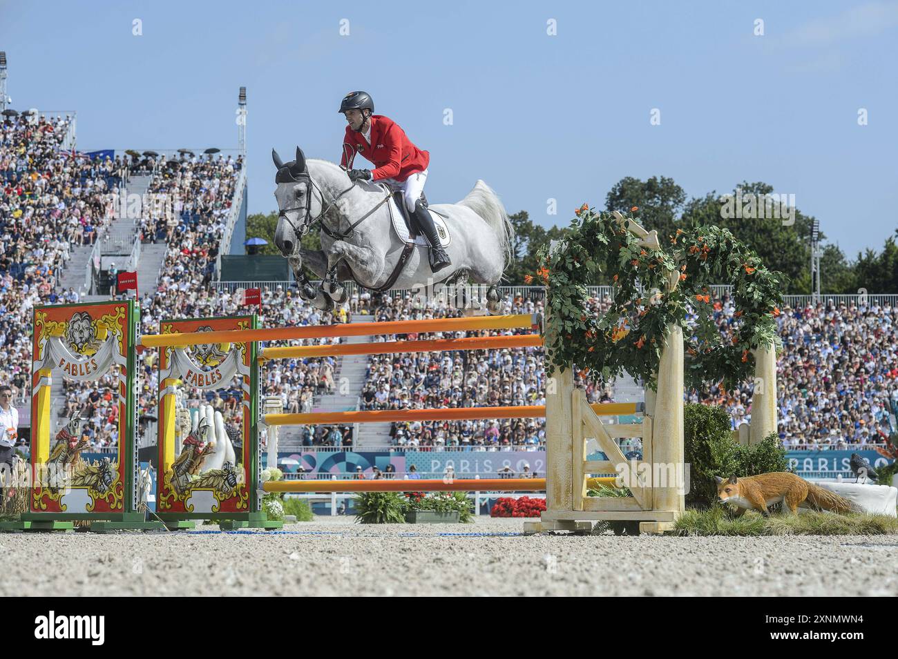 Christian KUKUK riding CHECKER 47, Equestrian, Jumping Team Qualifier ...
