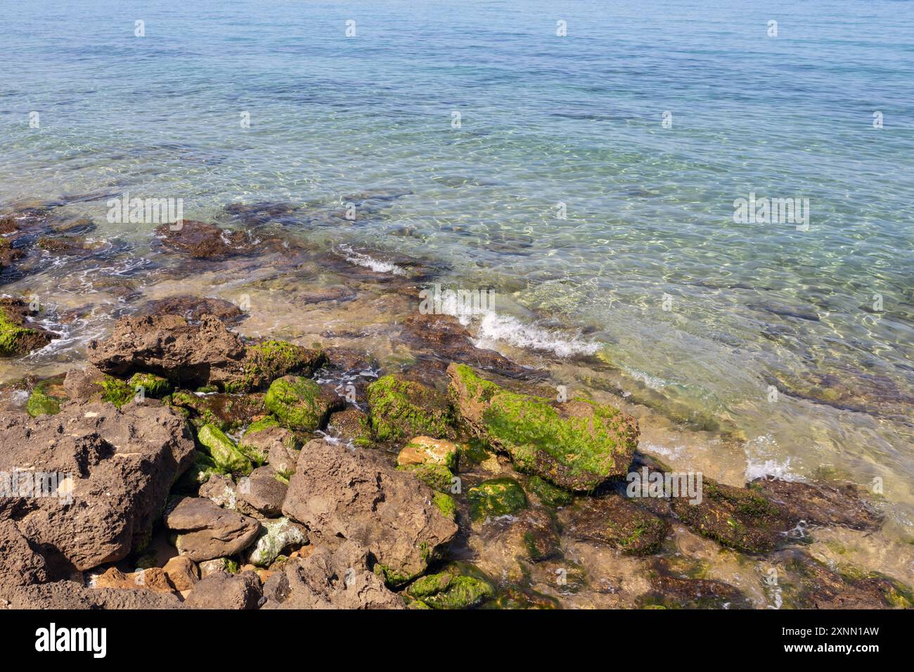 Empty rocky beach summer hi-res stock photography and images - Alamy