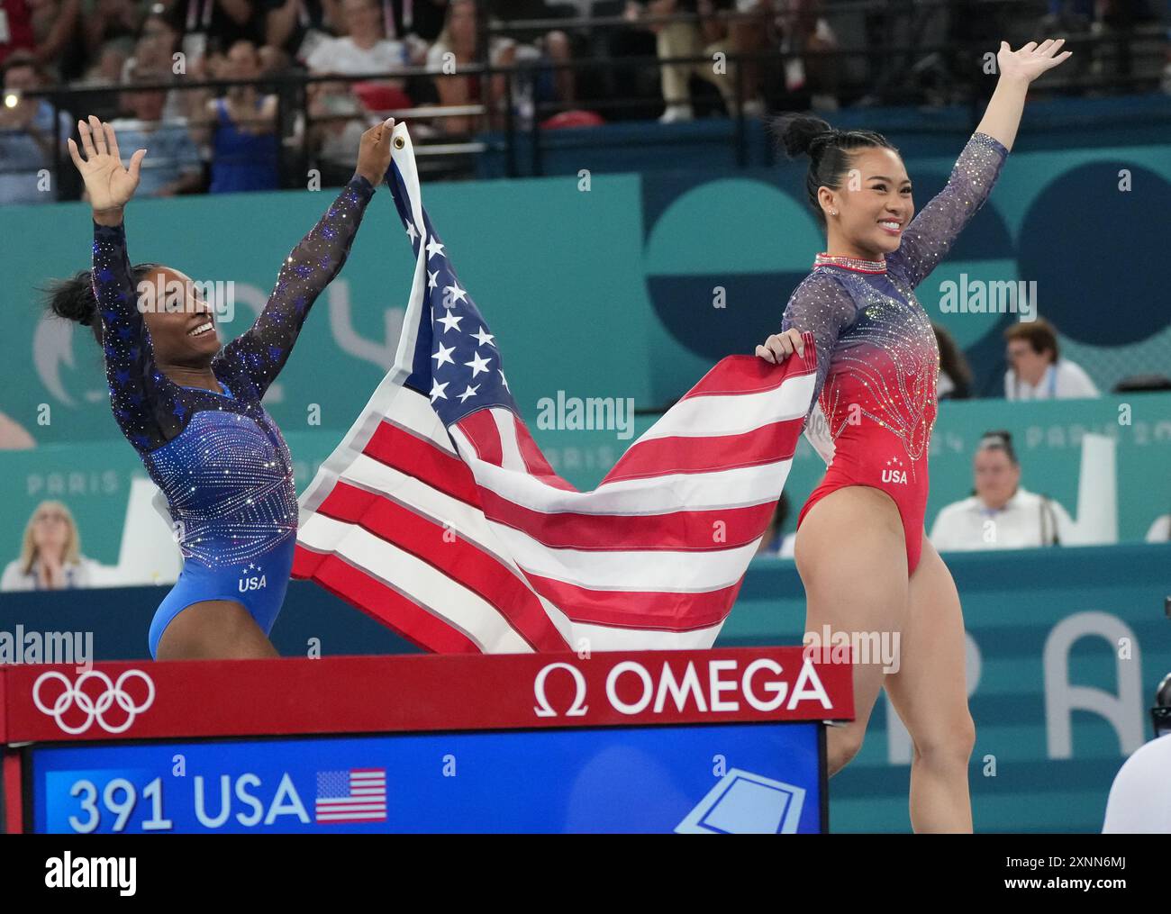 Paris, France. 01st Aug, 2024. Women's AllAround Gymnastics Final gold