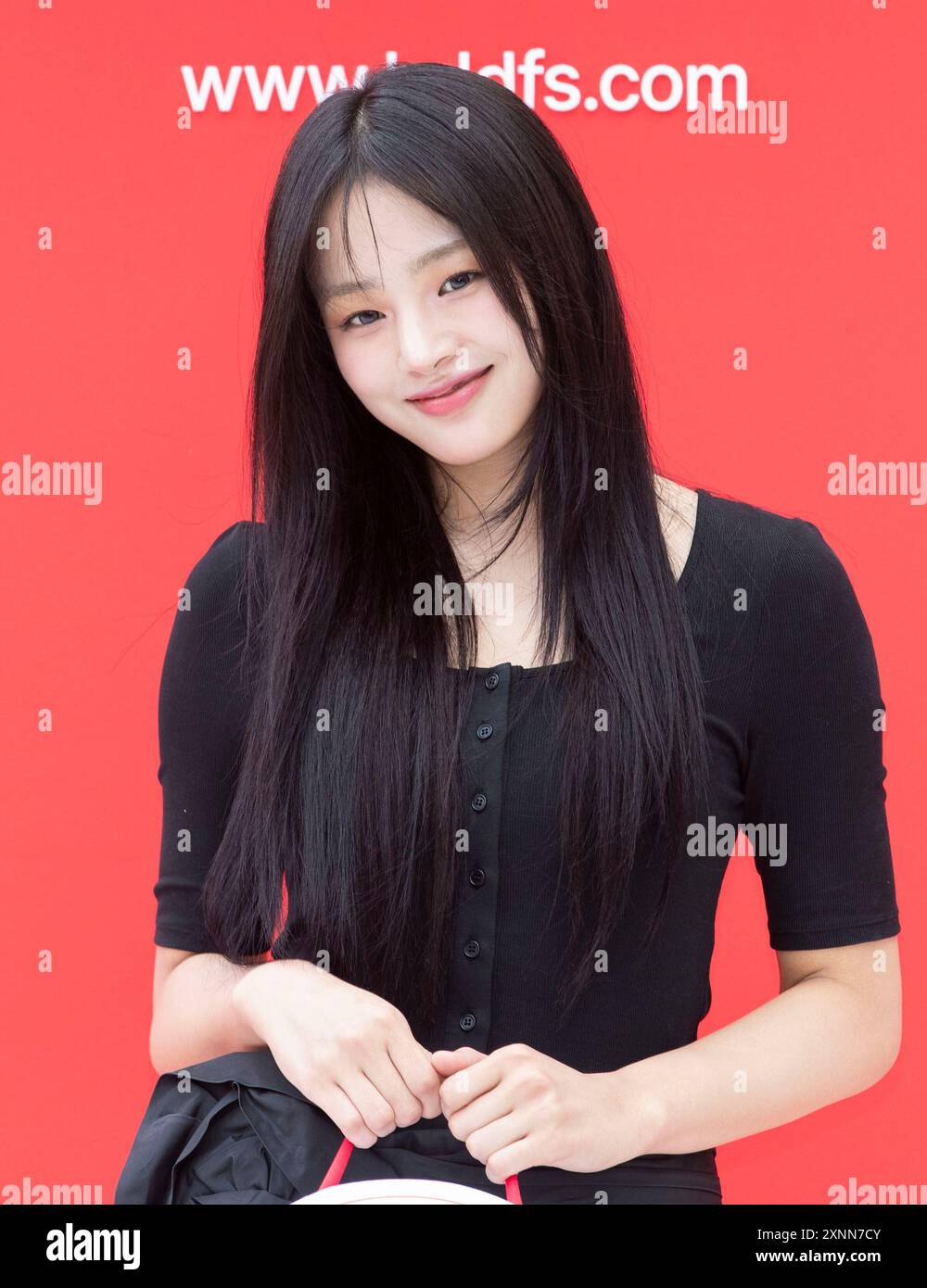 Minjin Rapper Seoul, South Korea. 1st Aug, 2024. South Korean singer Minji, member of ...