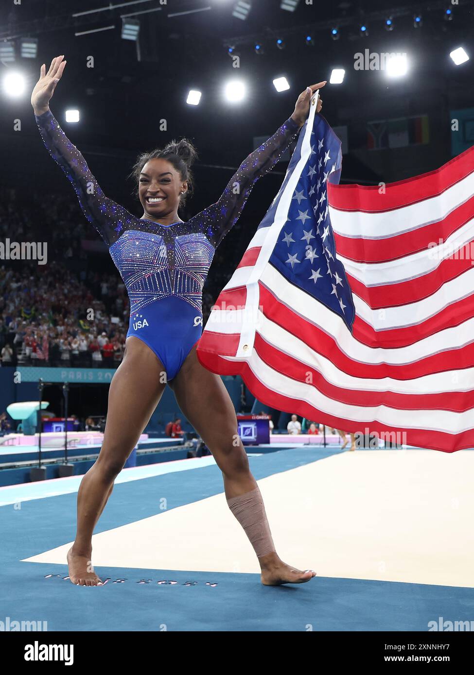 Paris, France. 1st Aug, 2024. Simone Biles of the United States ...